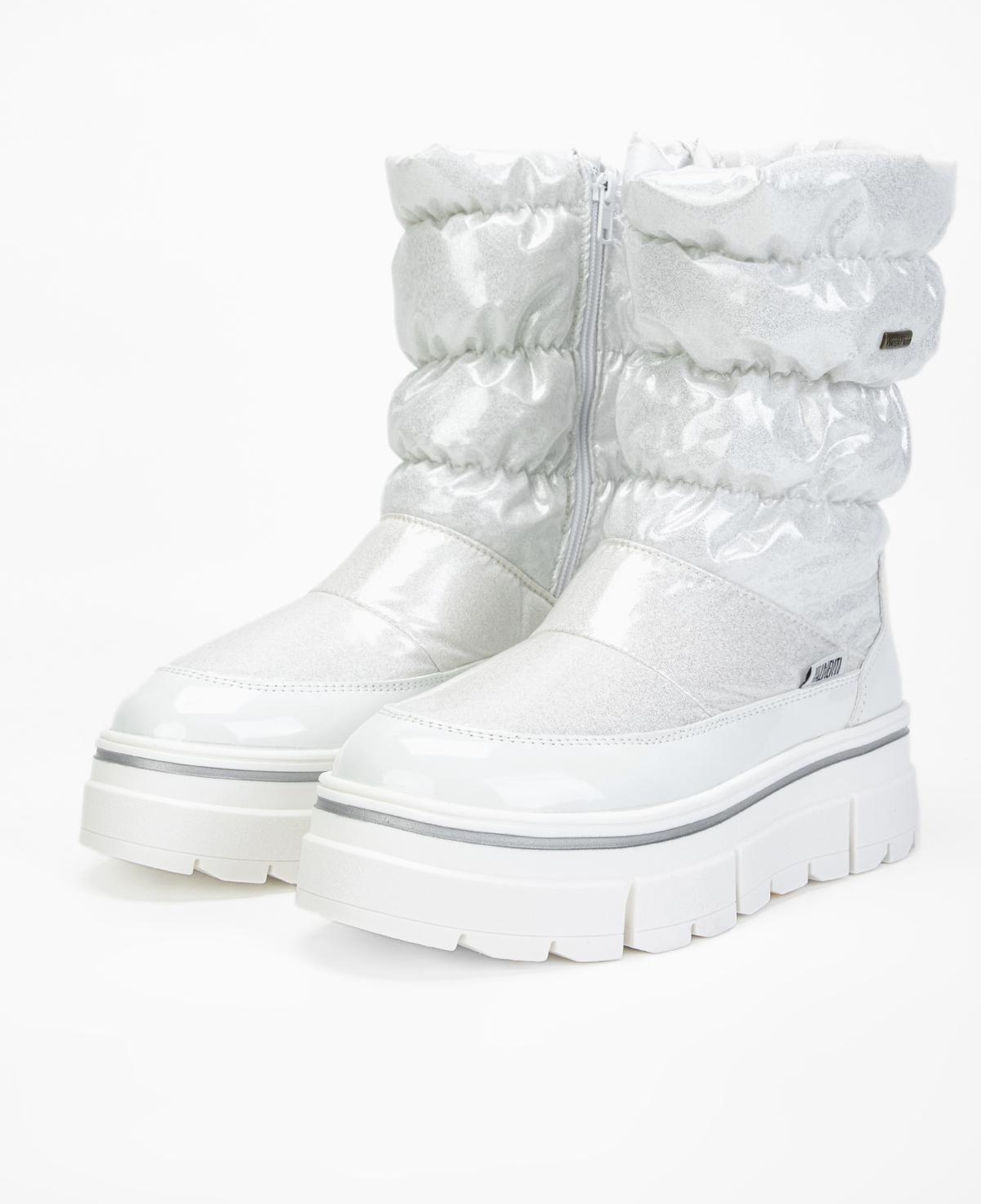 Othree Kadın Deri & Tekstil Beyaz Kar Botu