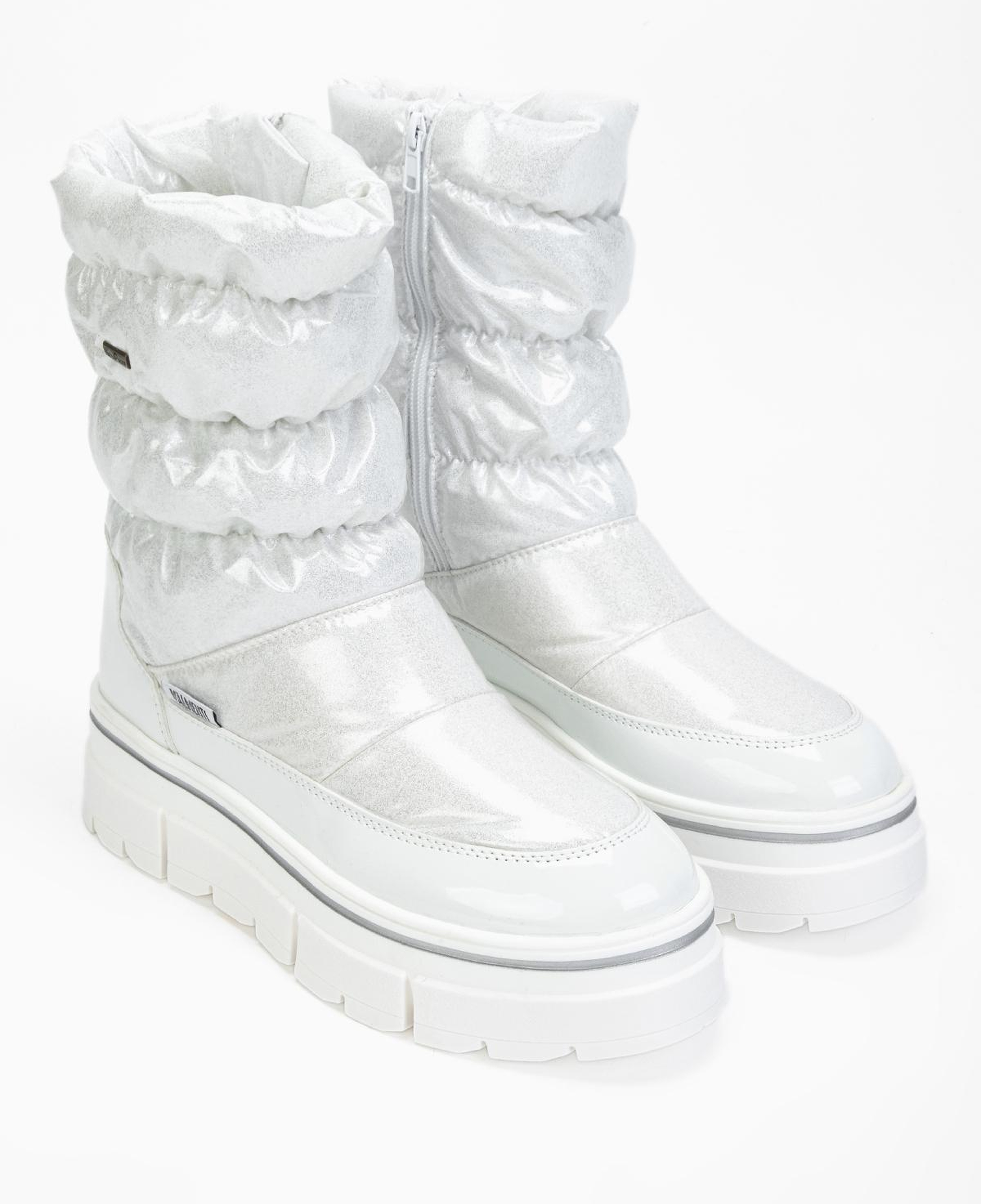 Othree Kadın Deri & Tekstil Beyaz Kar Botu