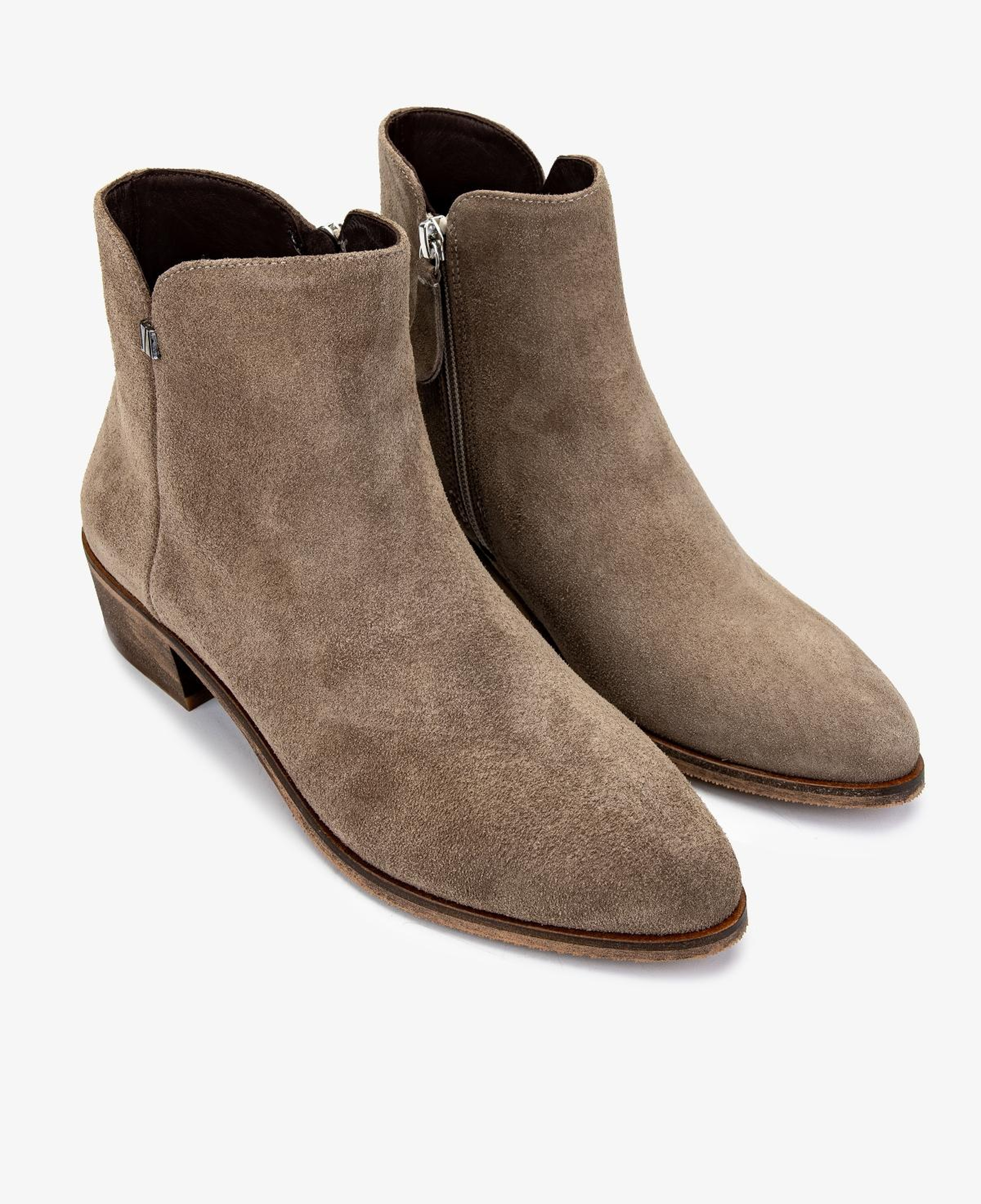 Valmenti Kadın Hakiki Deri Vizon Topuklu Bot