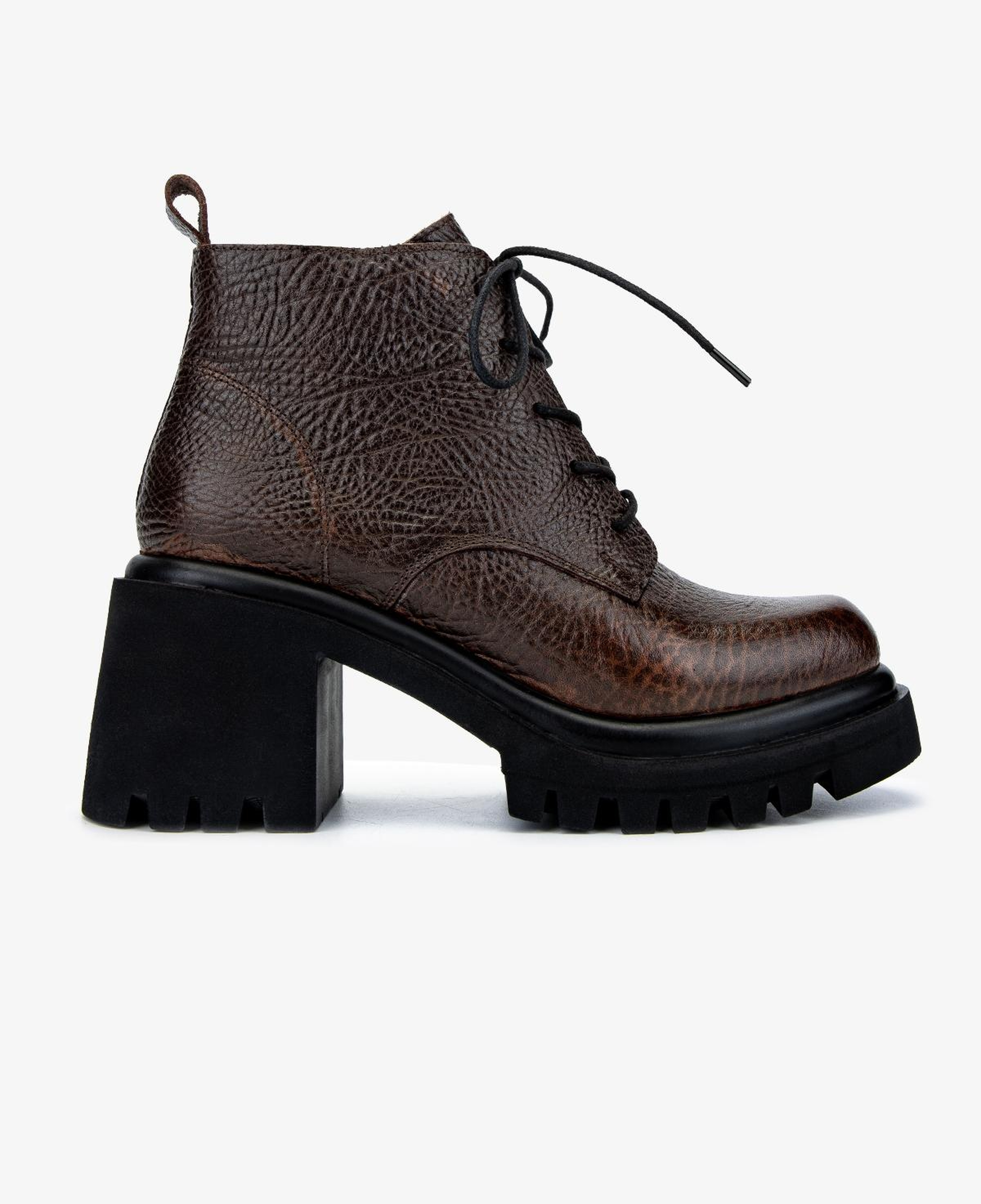 Valmenti Kadın Hakiki Deri Kahverengi Topuklu Bot