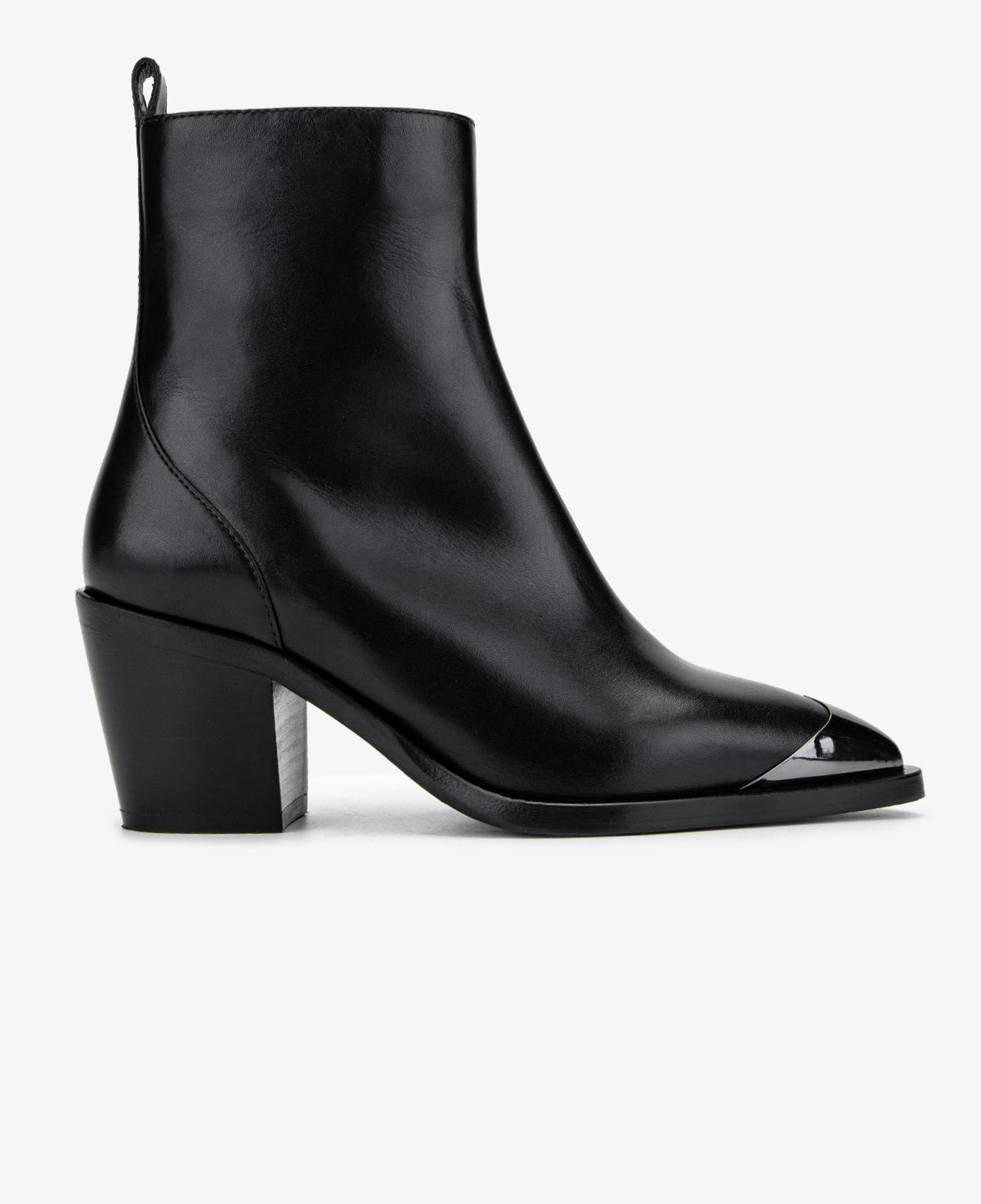 Valmenti Kadın Hakiki Deri Siyah Topuklu Bot