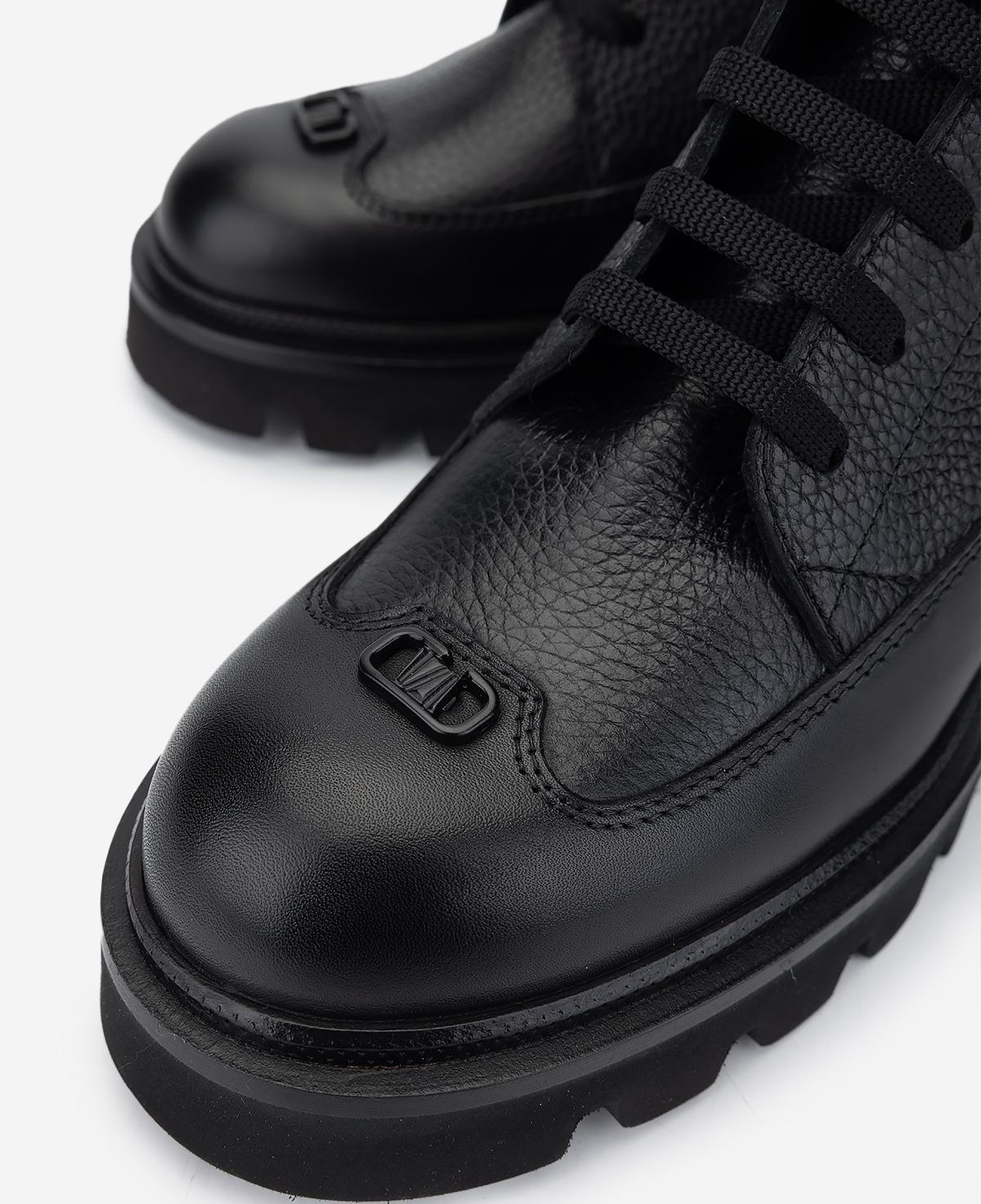 Valmenti Kadın Hakiki Deri Siyah Düz Bot