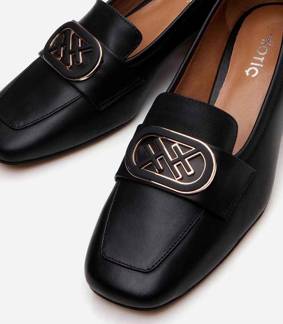 Kadın Deri Siyah Loafer