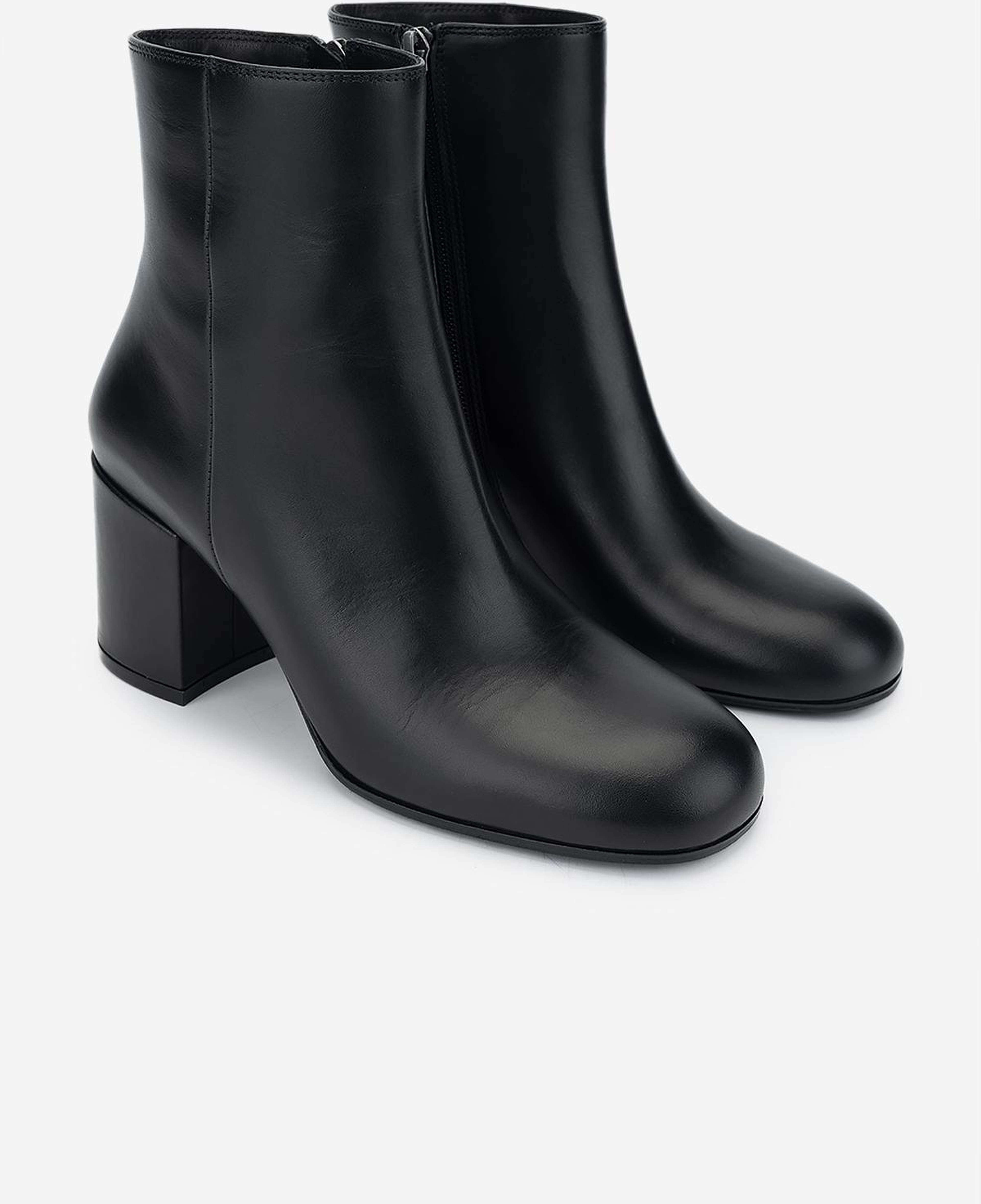 Valmenti Kadın Hakiki Deri Siyah Topuklu Bot