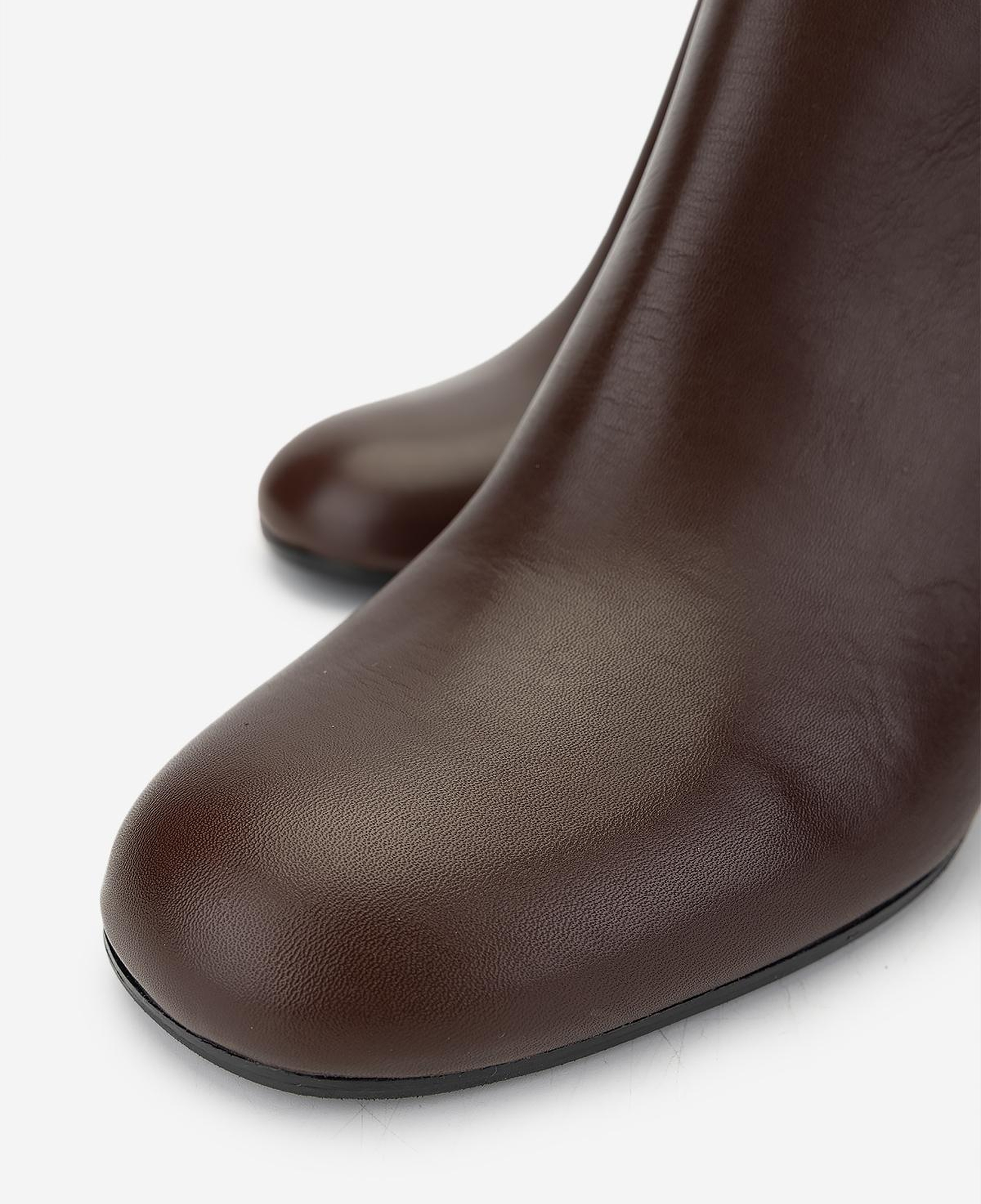 Valmenti Kadın Hakiki Deri Taba Deri Topuklu Bot