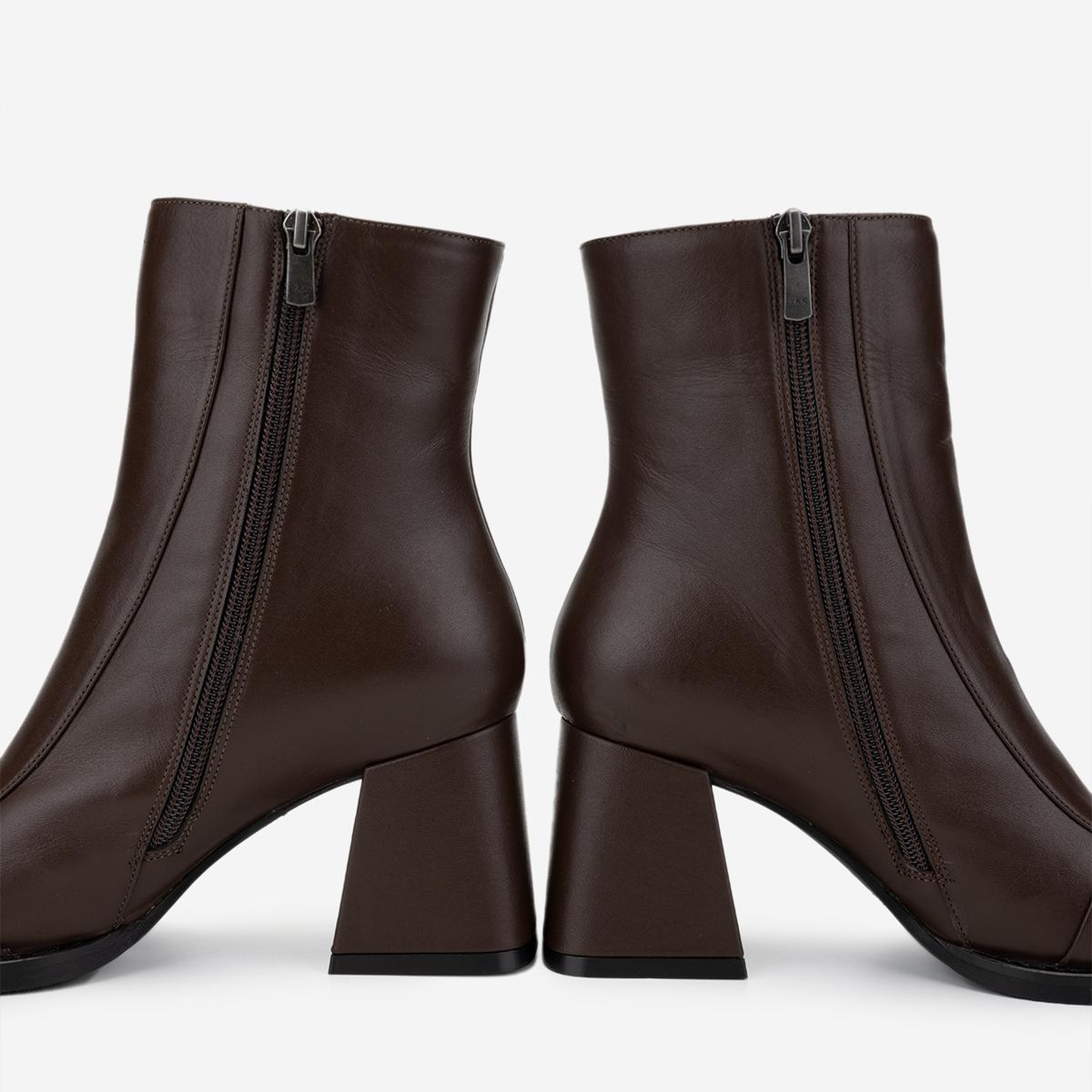 Valmenti Kadın Hakiki Deri Kahverengi Topuklu Bot