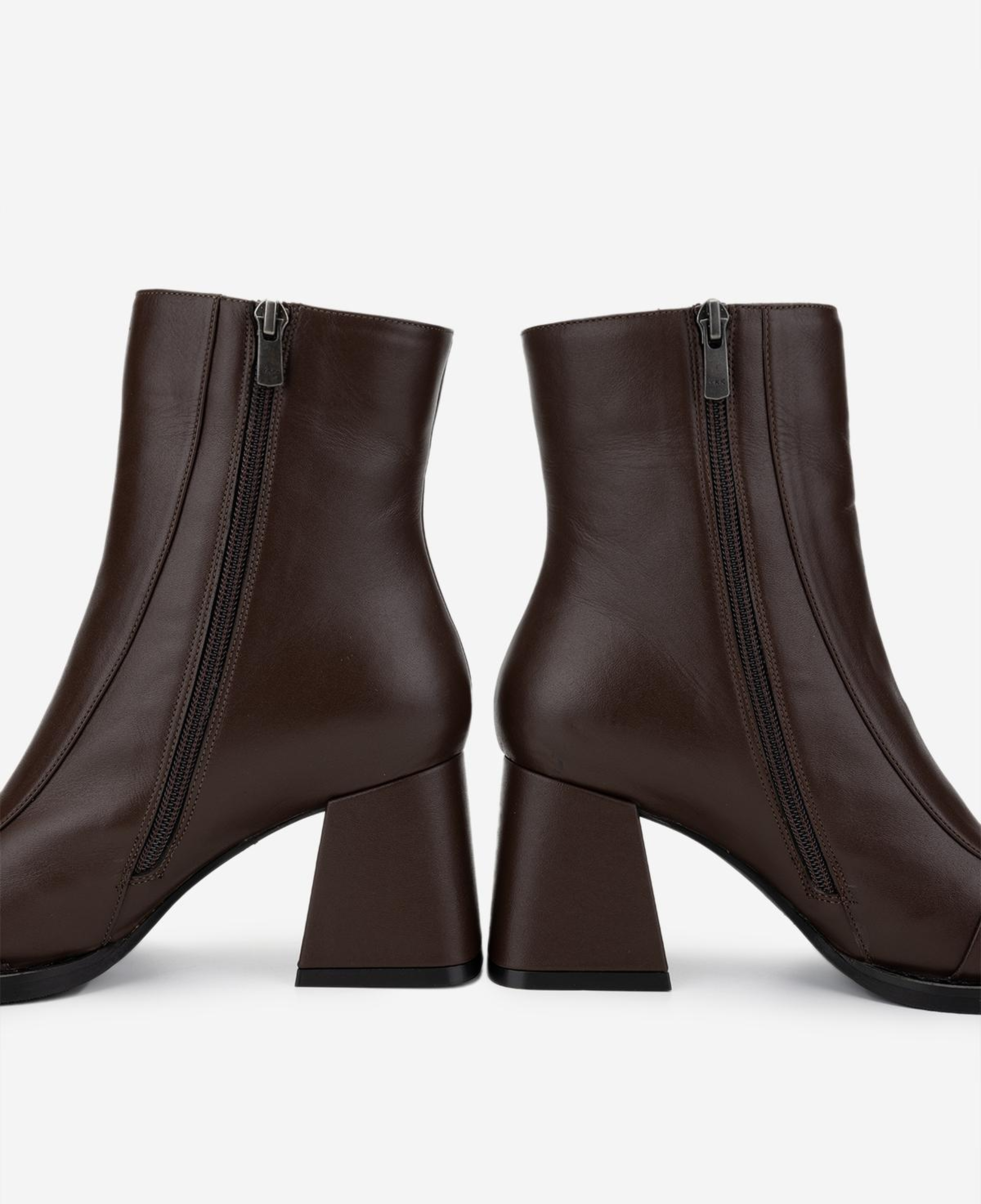 Valmenti Kadın Hakiki Deri Kahverengi Topuklu Bot