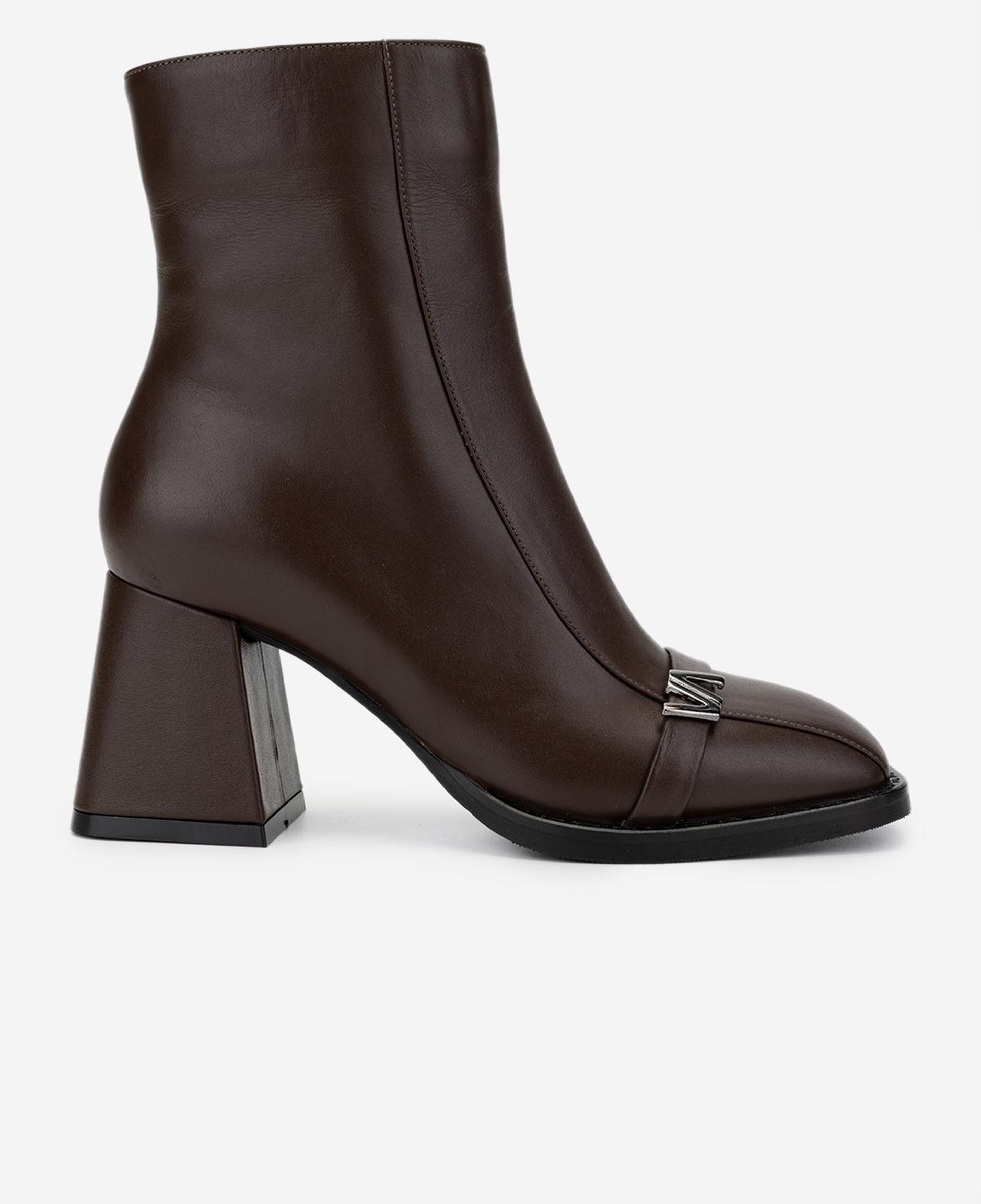 Valmenti Kadın Hakiki Deri Kahverengi Topuklu Bot