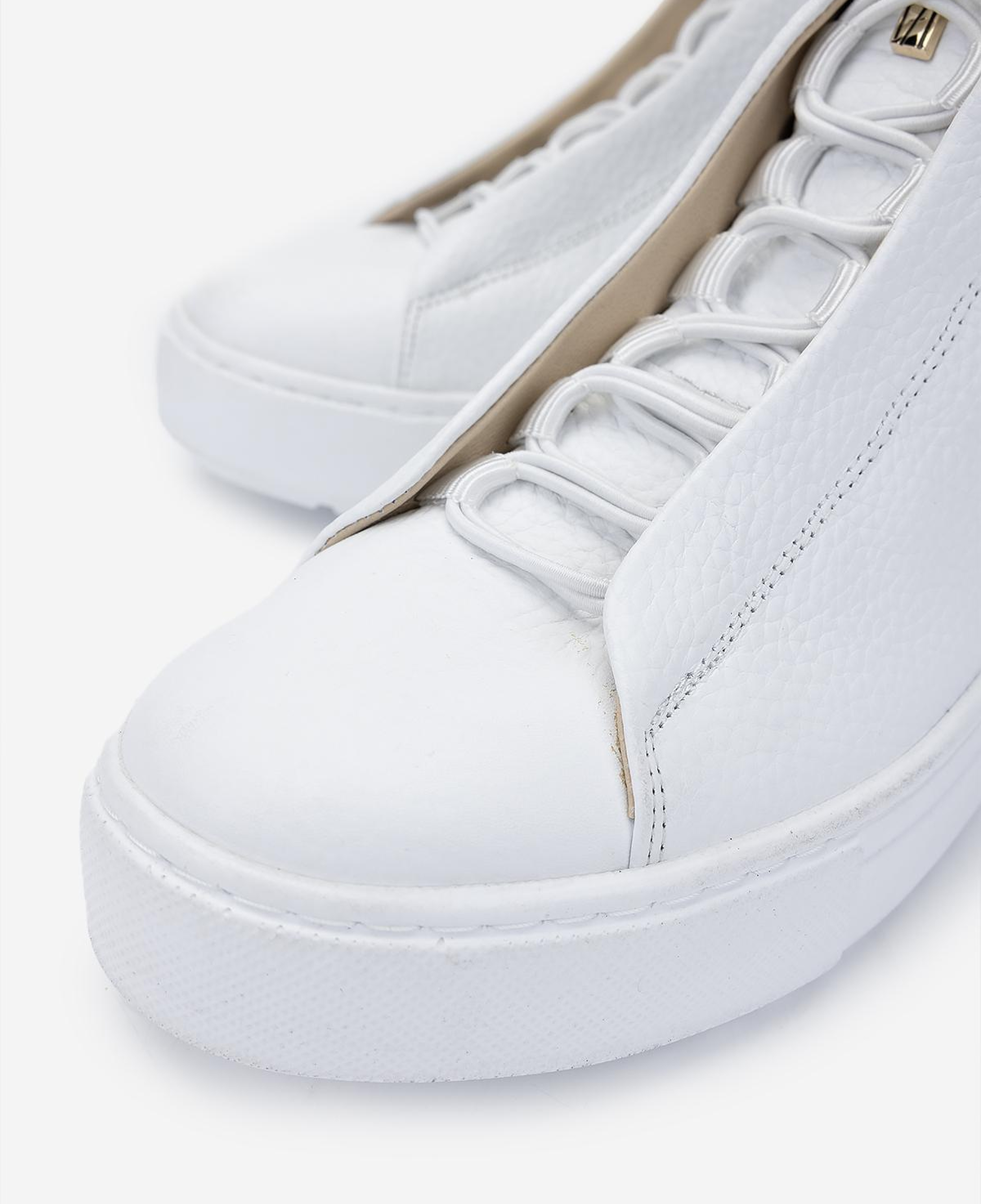 Valmenti Kadın Hakiki Deri Beyaz Düz Bot