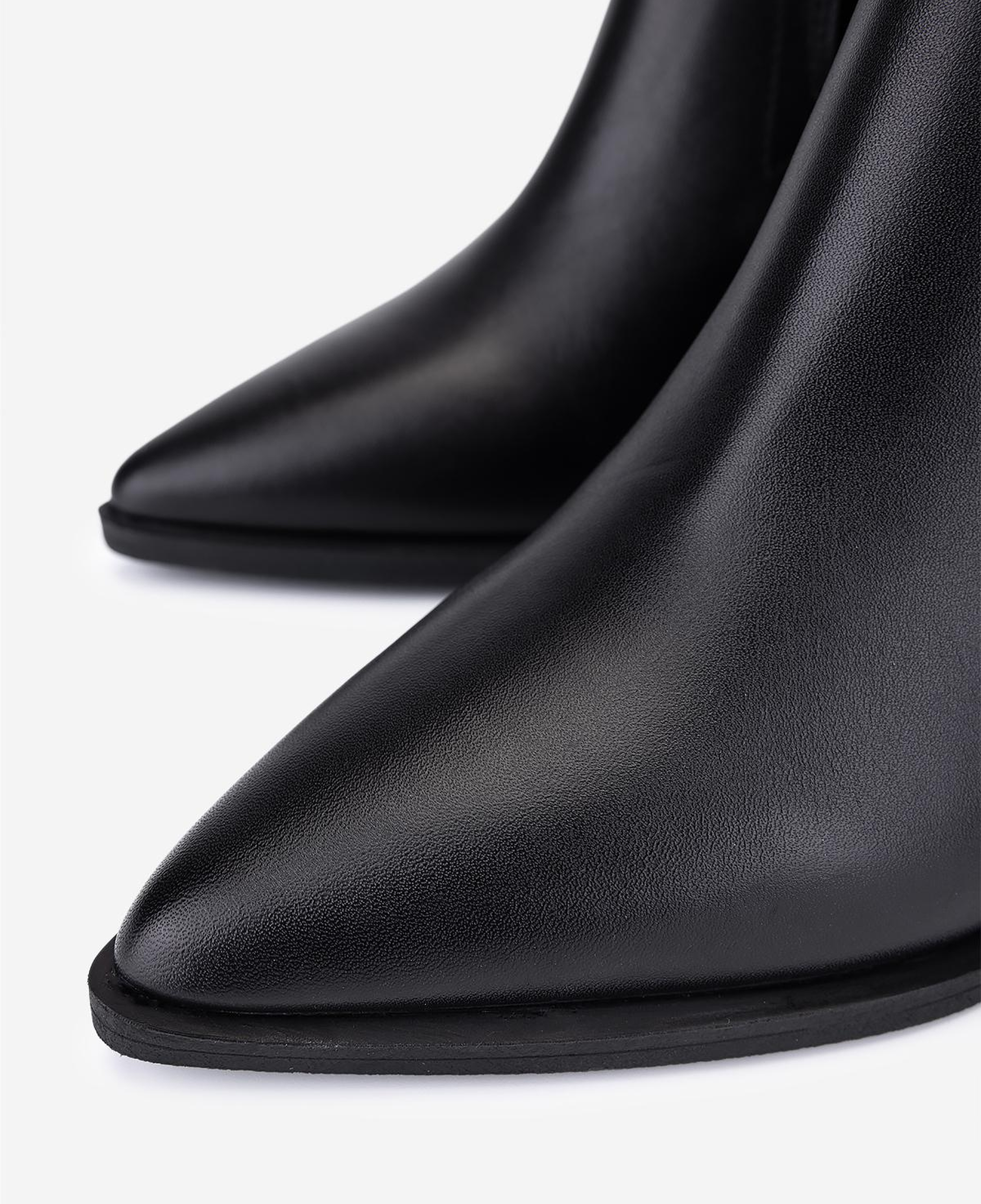 Valmenti Kadın Hakiki Deri Siyah Western Bot