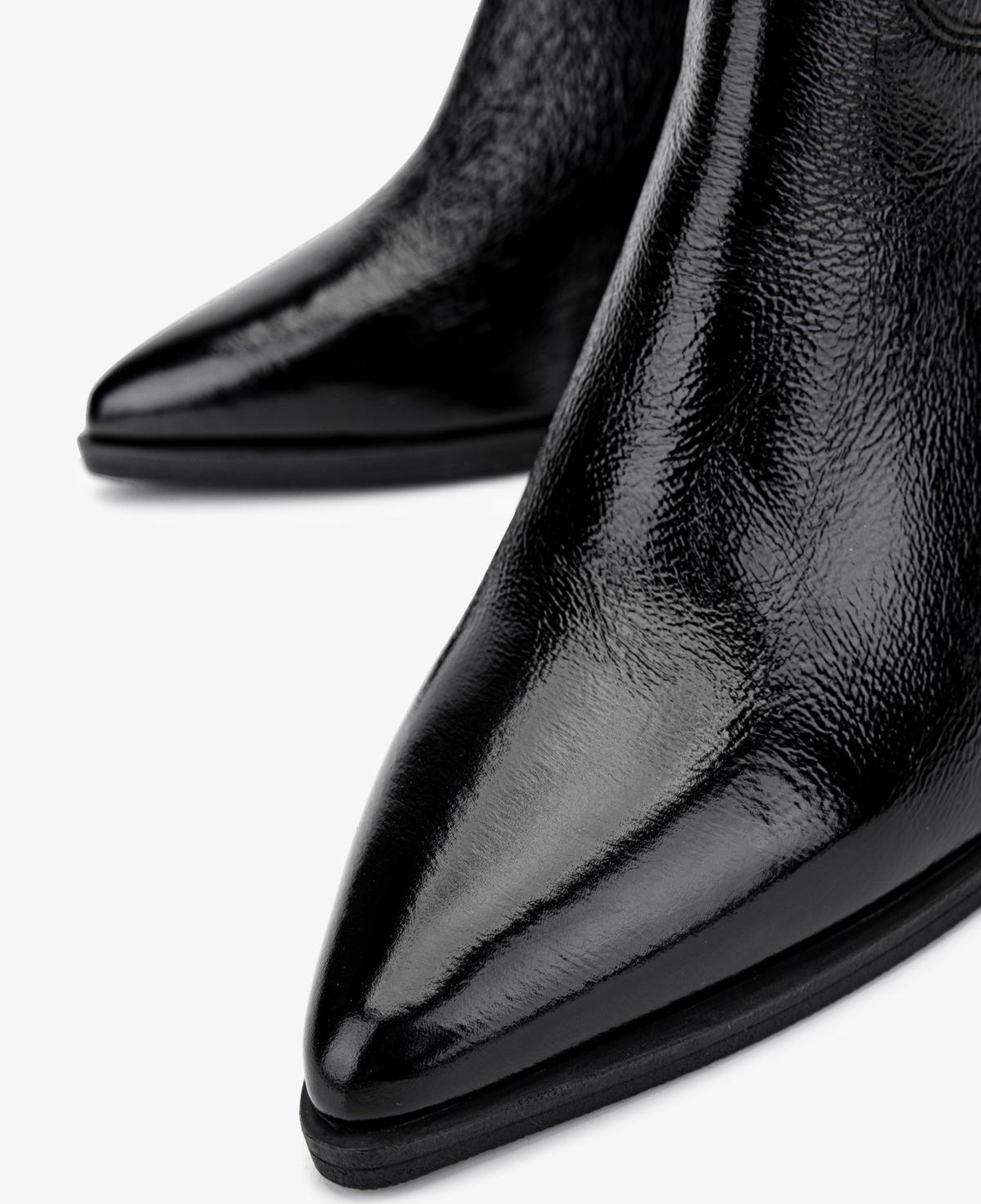 Valmenti Kadın Hakiki Deri Siyah Topuklu Bot