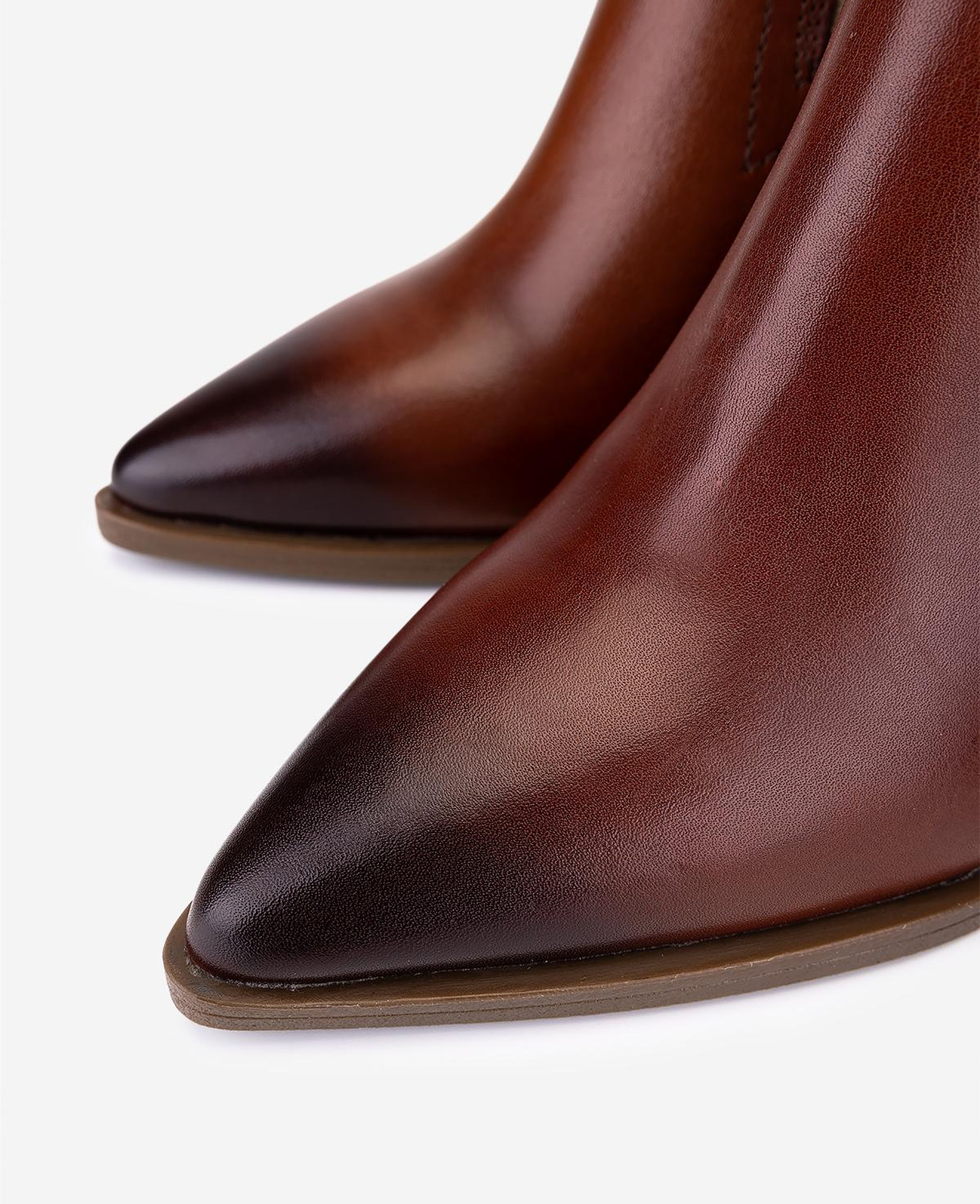 Valmenti Kadın Hakiki Deri Taba Western Bot