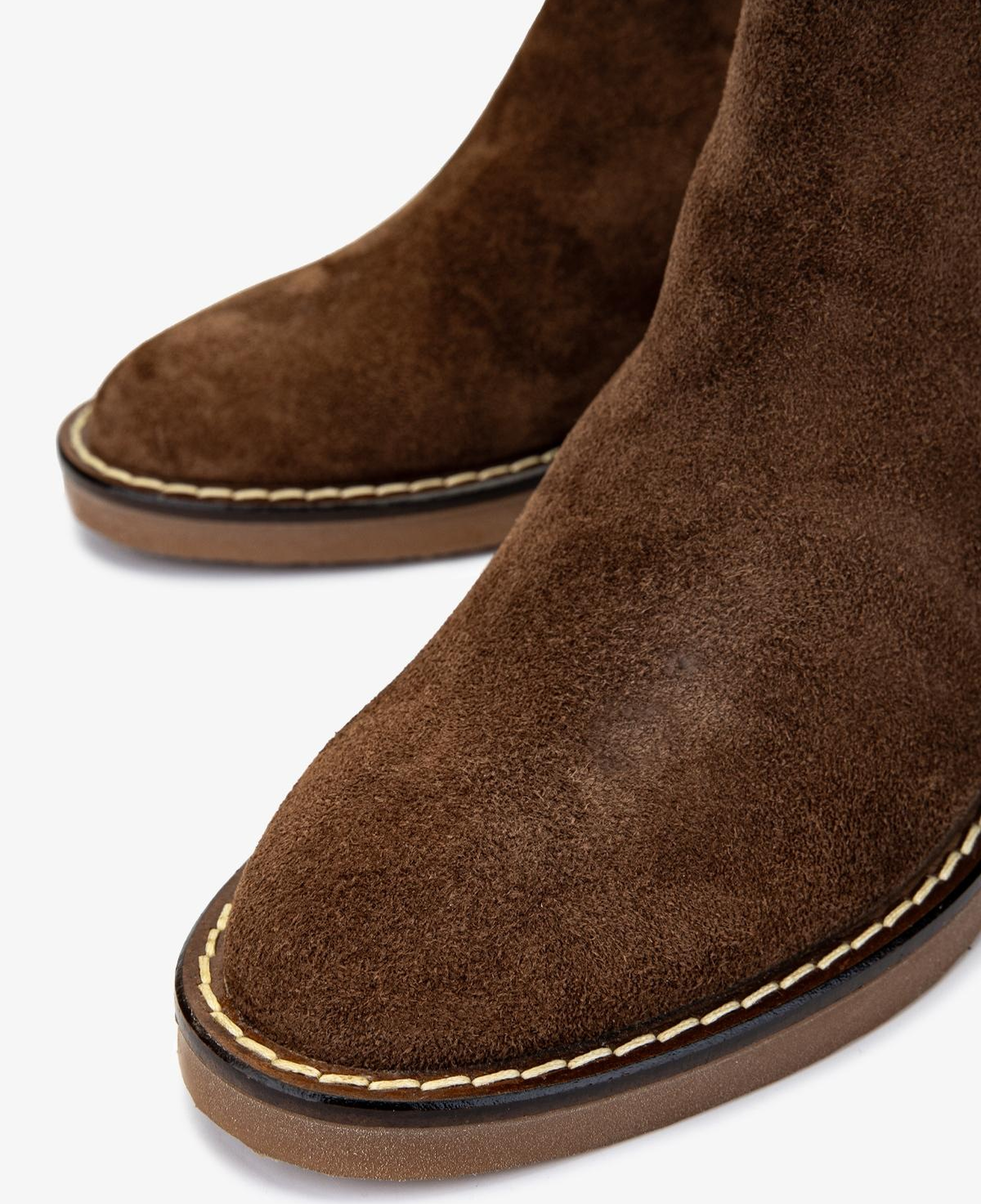 Valmenti Kadın Hakiki Deri Kahverengi Topuklu Bot