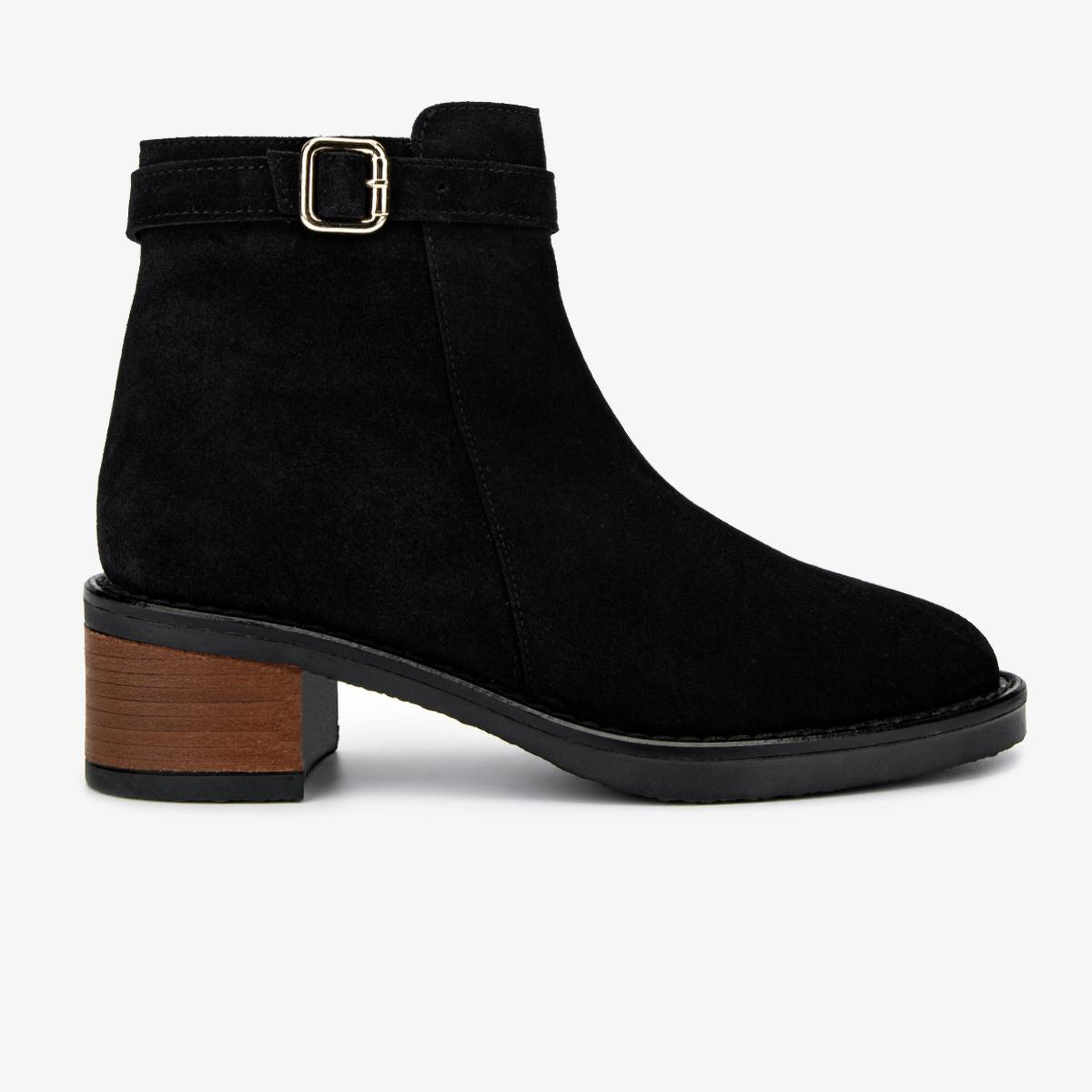 Valmenti Kadın Hakiki Deri Siyah Topuklu Bot