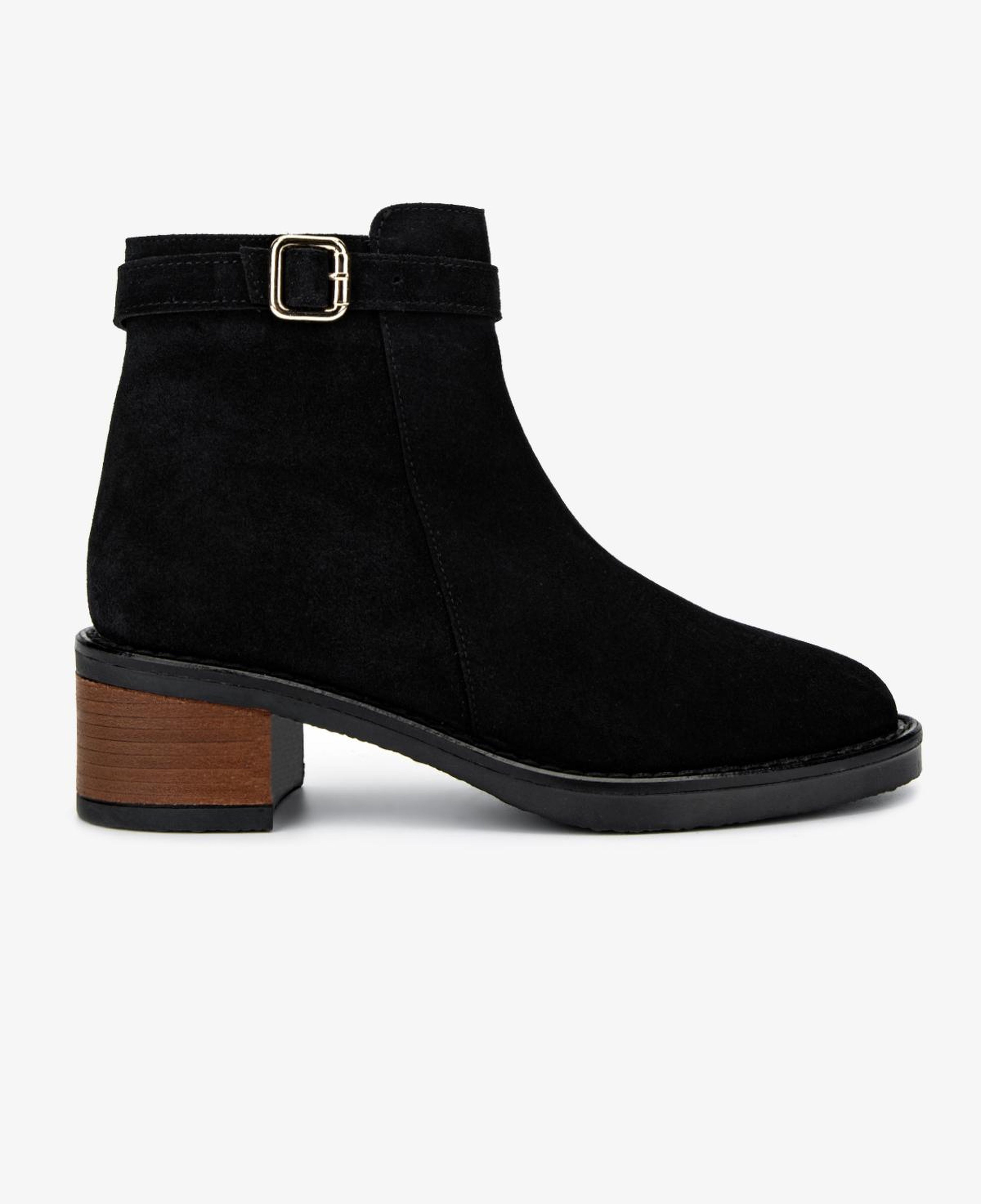 Valmenti Kadın Hakiki Deri Siyah Topuklu Bot