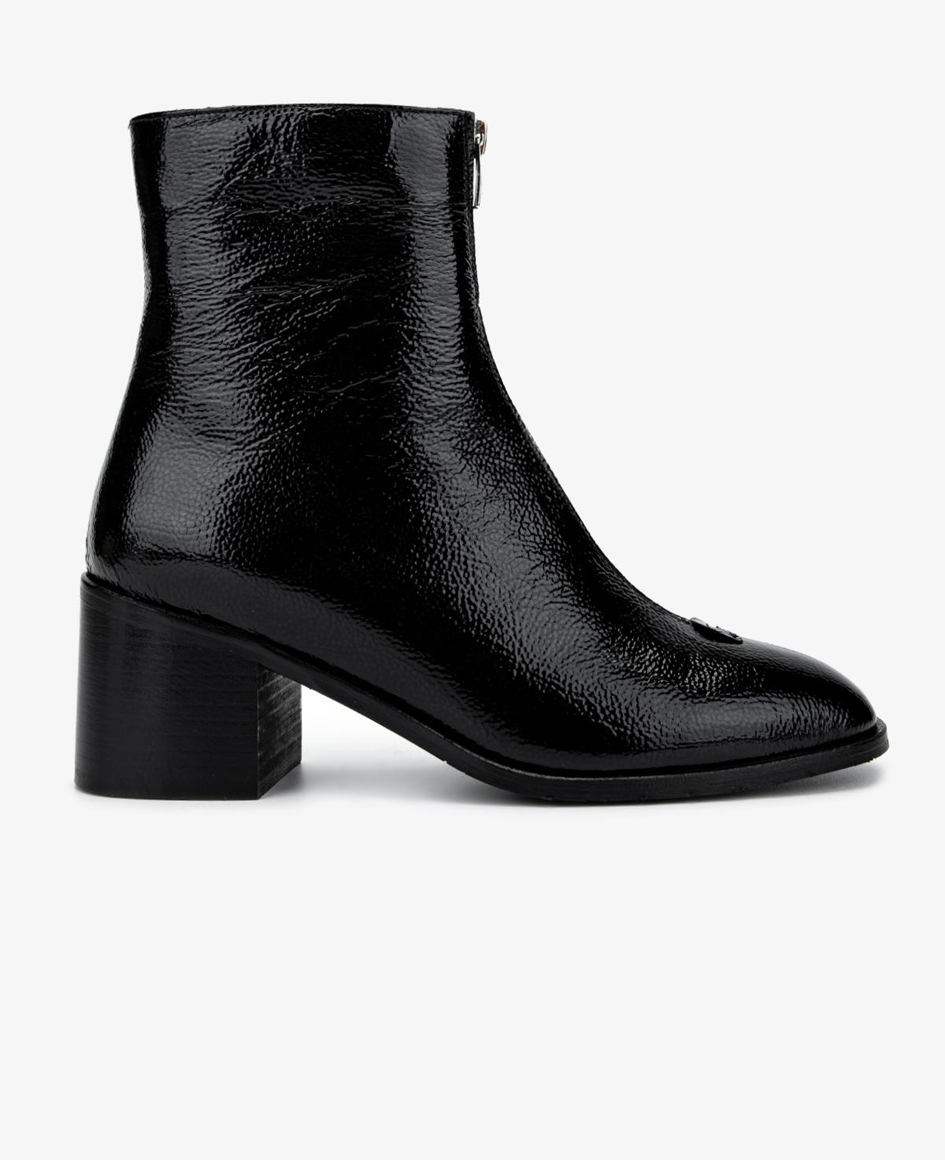 Valmenti Kadın Hakiki Deri Siyah Topuklu Bot