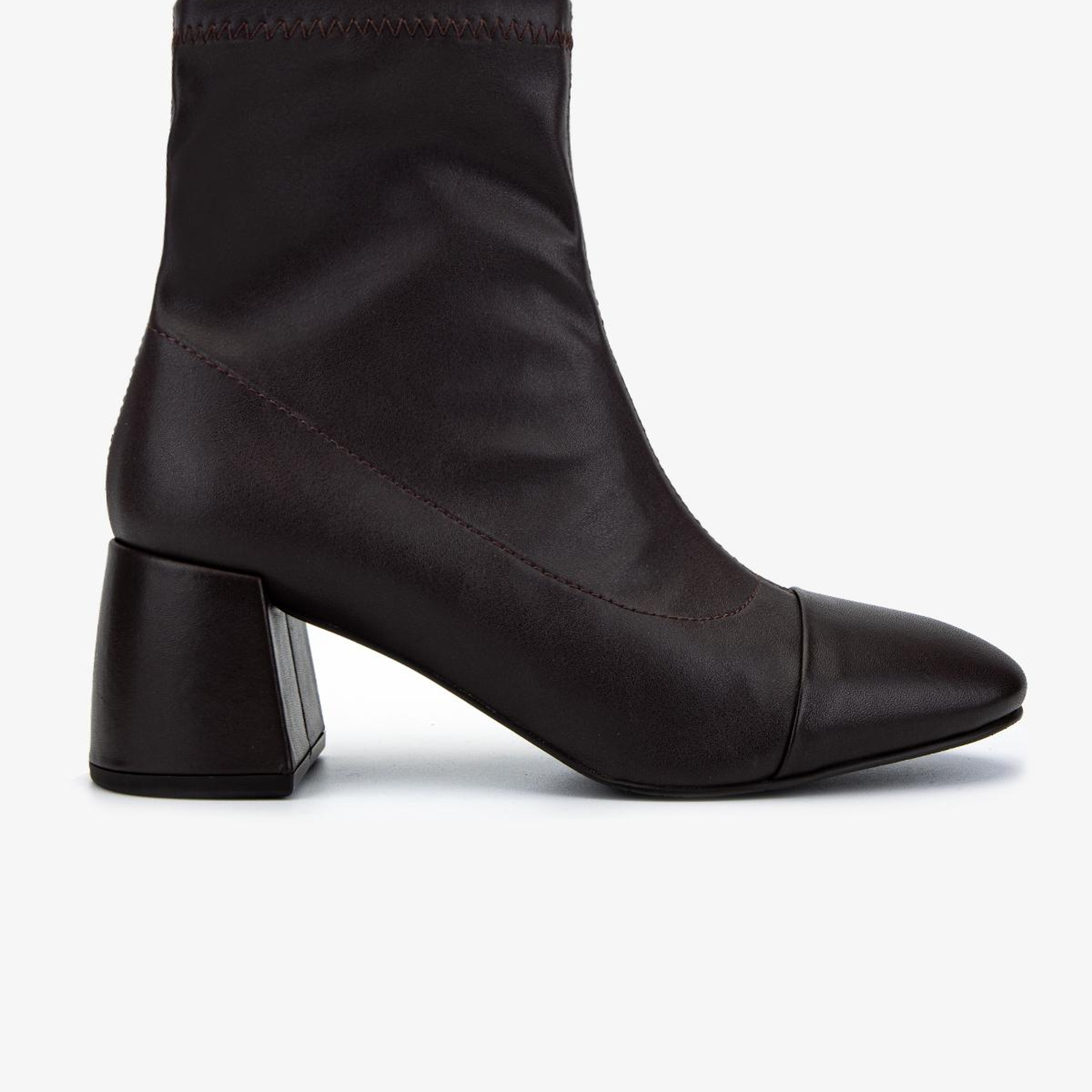 Valmenti Kadın Deri & Suni Kahverengi Topuklu Bot