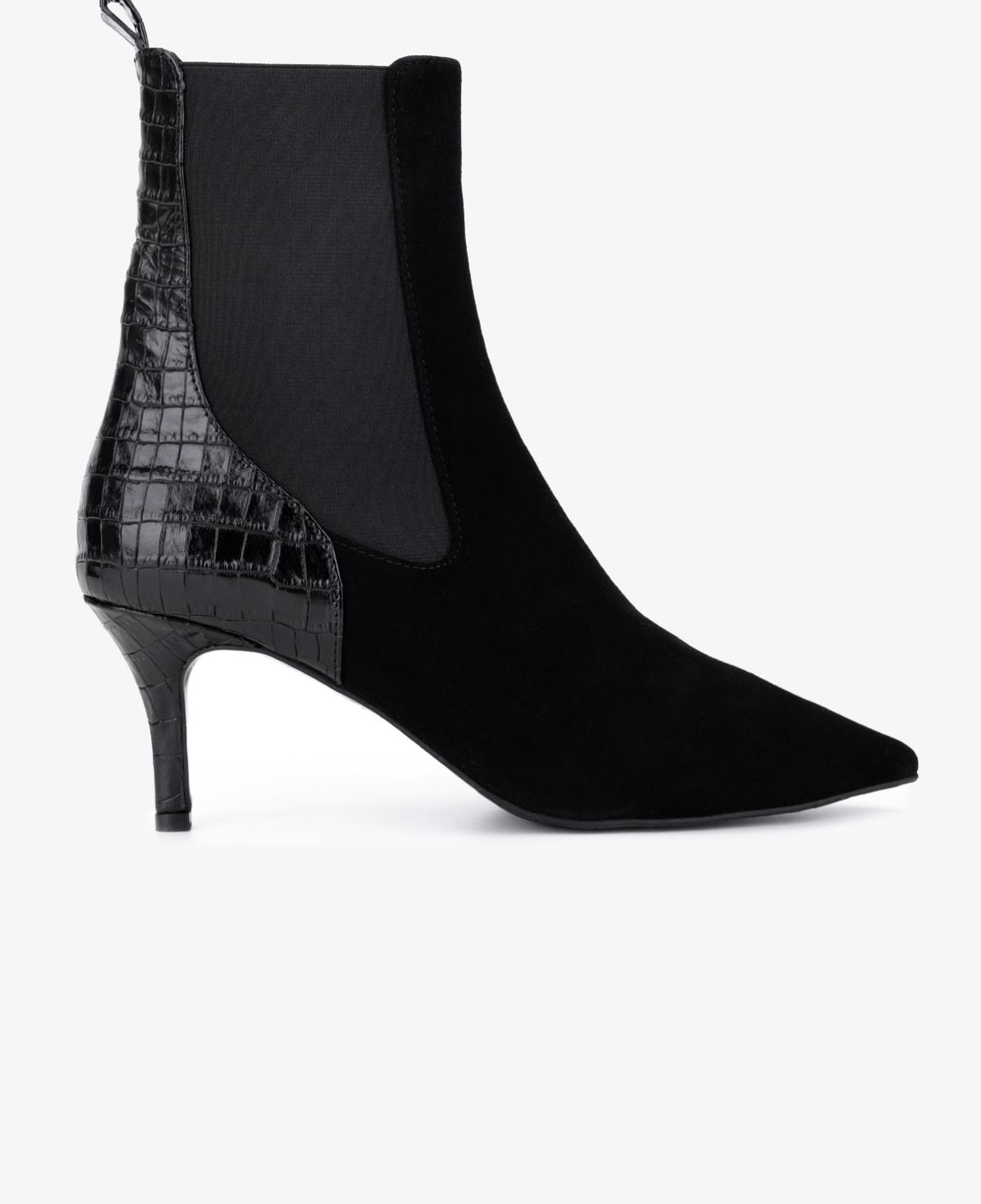 Valmenti Kadın Hakiki Deri Siyah Topuklu Bot