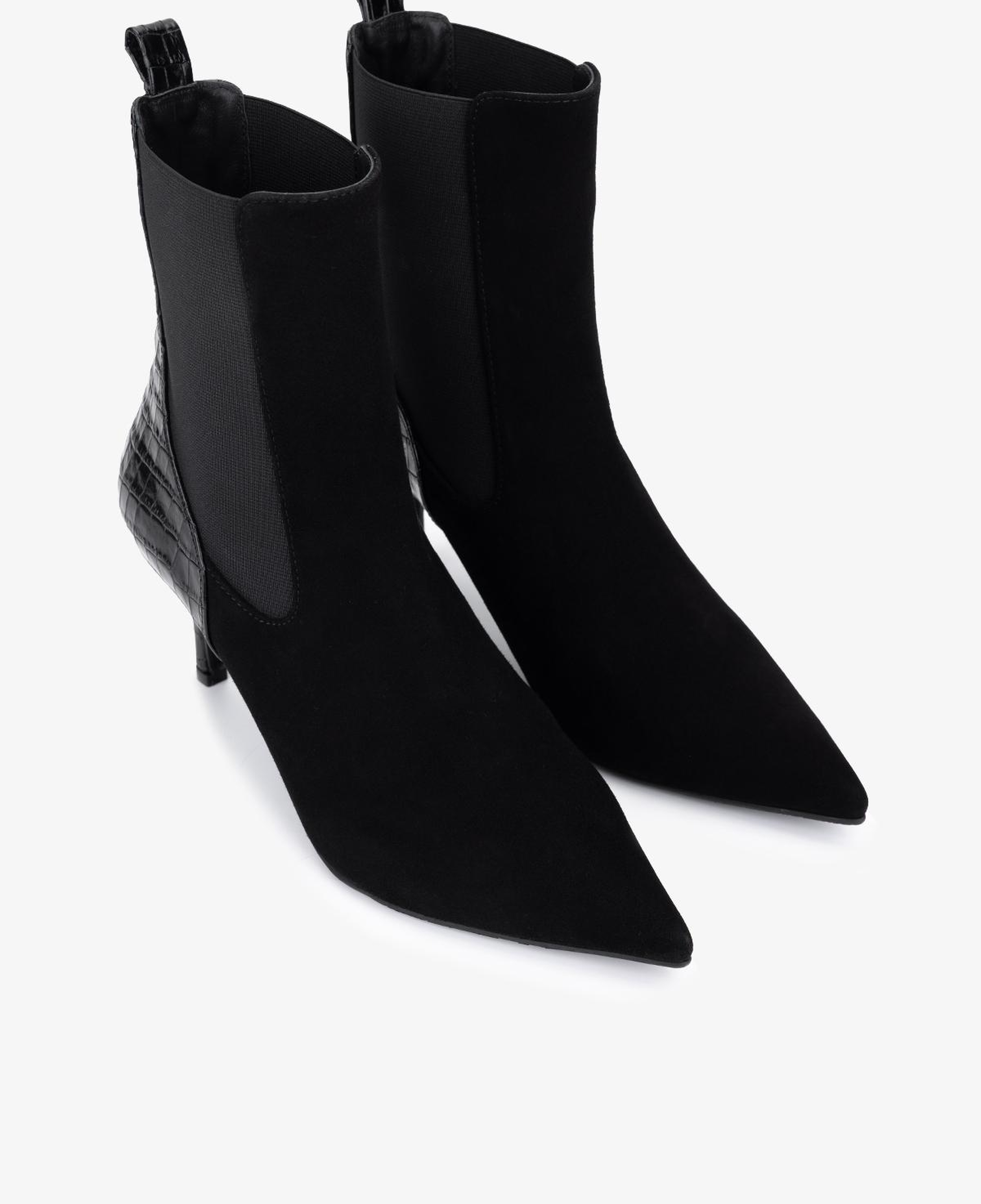 Valmenti Kadın Hakiki Deri Siyah Topuklu Bot