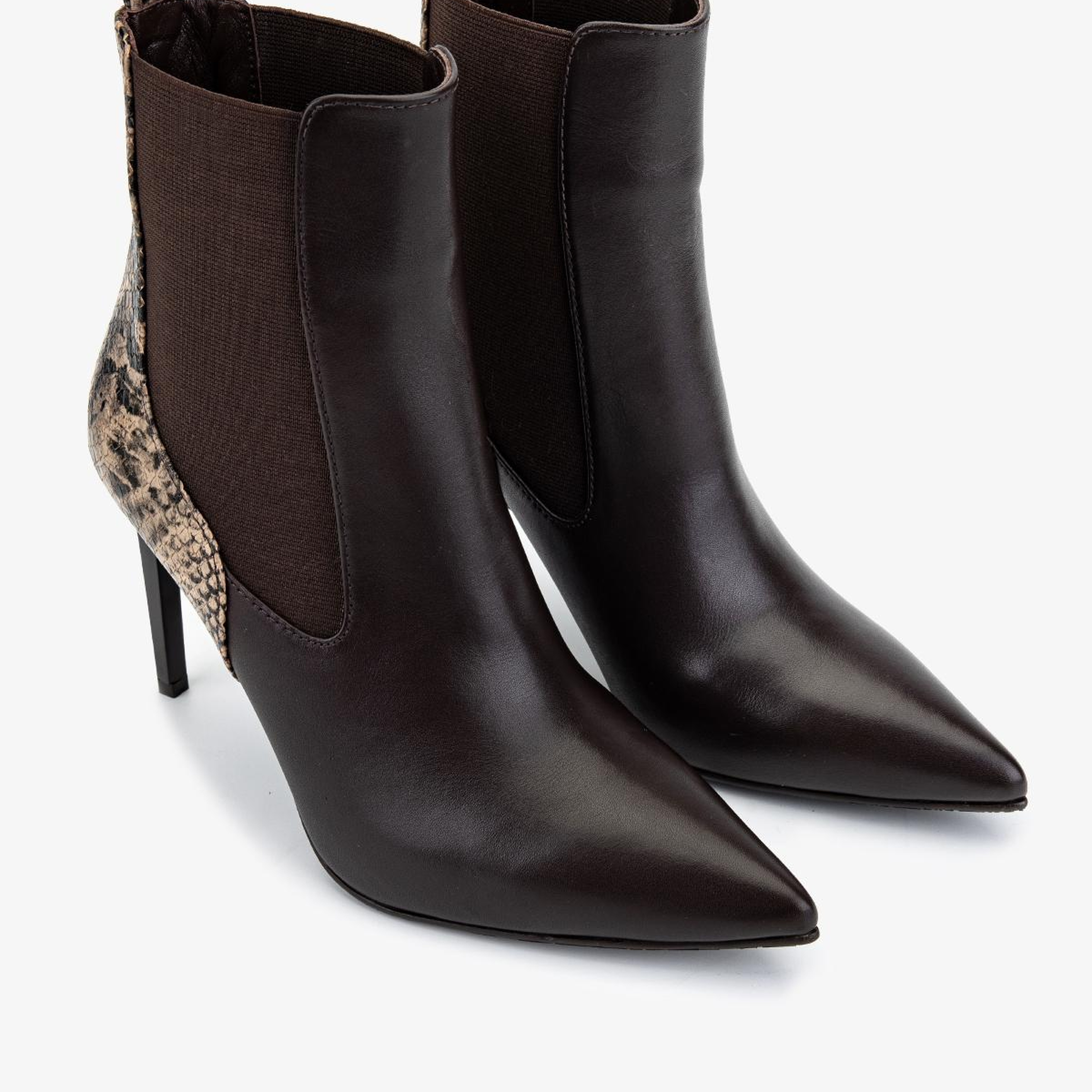 Valmenti Kadın Hakiki Deri Kahverengi Topuklu Bot