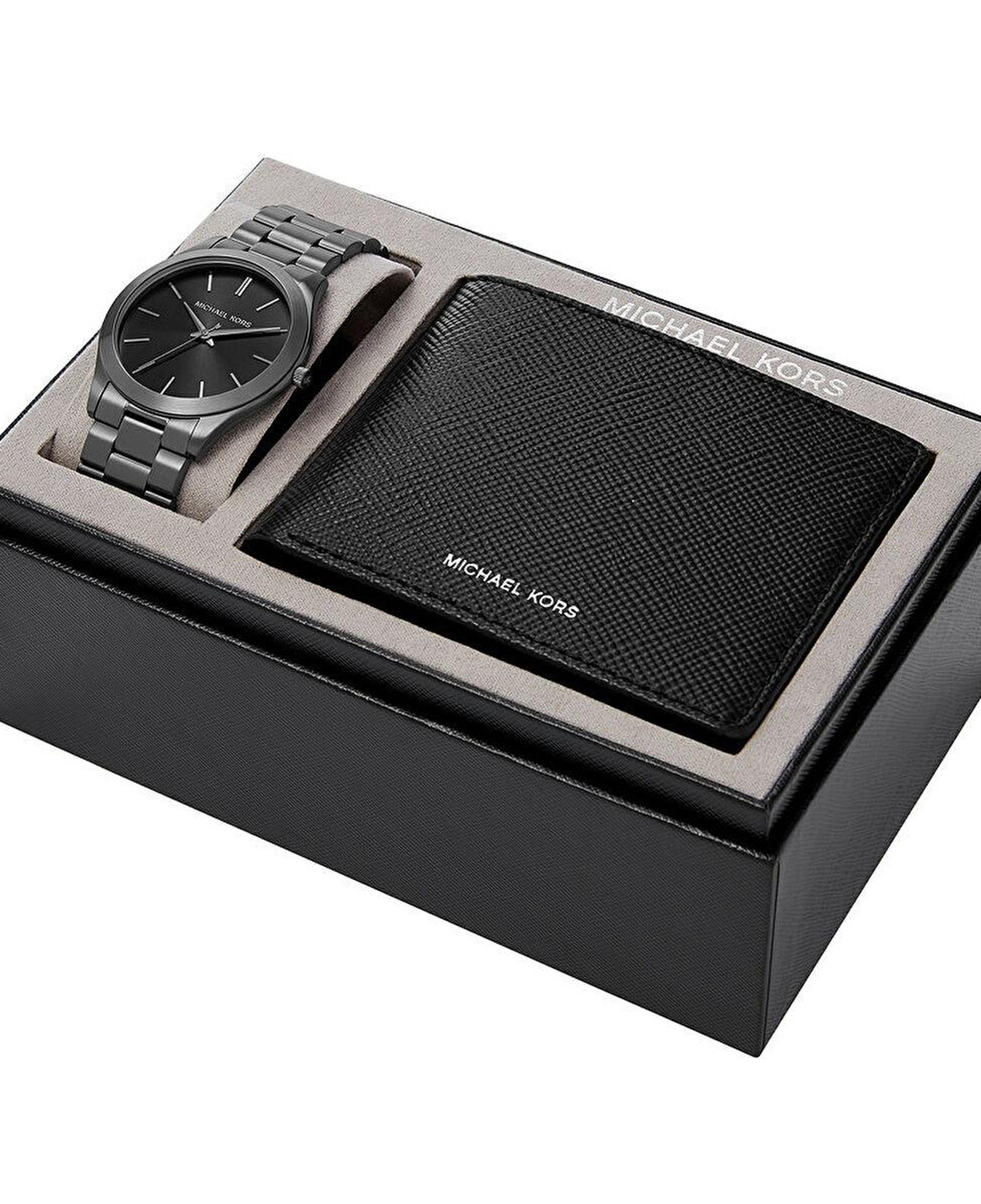 Michael Kors MK1044 Erkek Set Kol Saati ve Cüzdan Seti