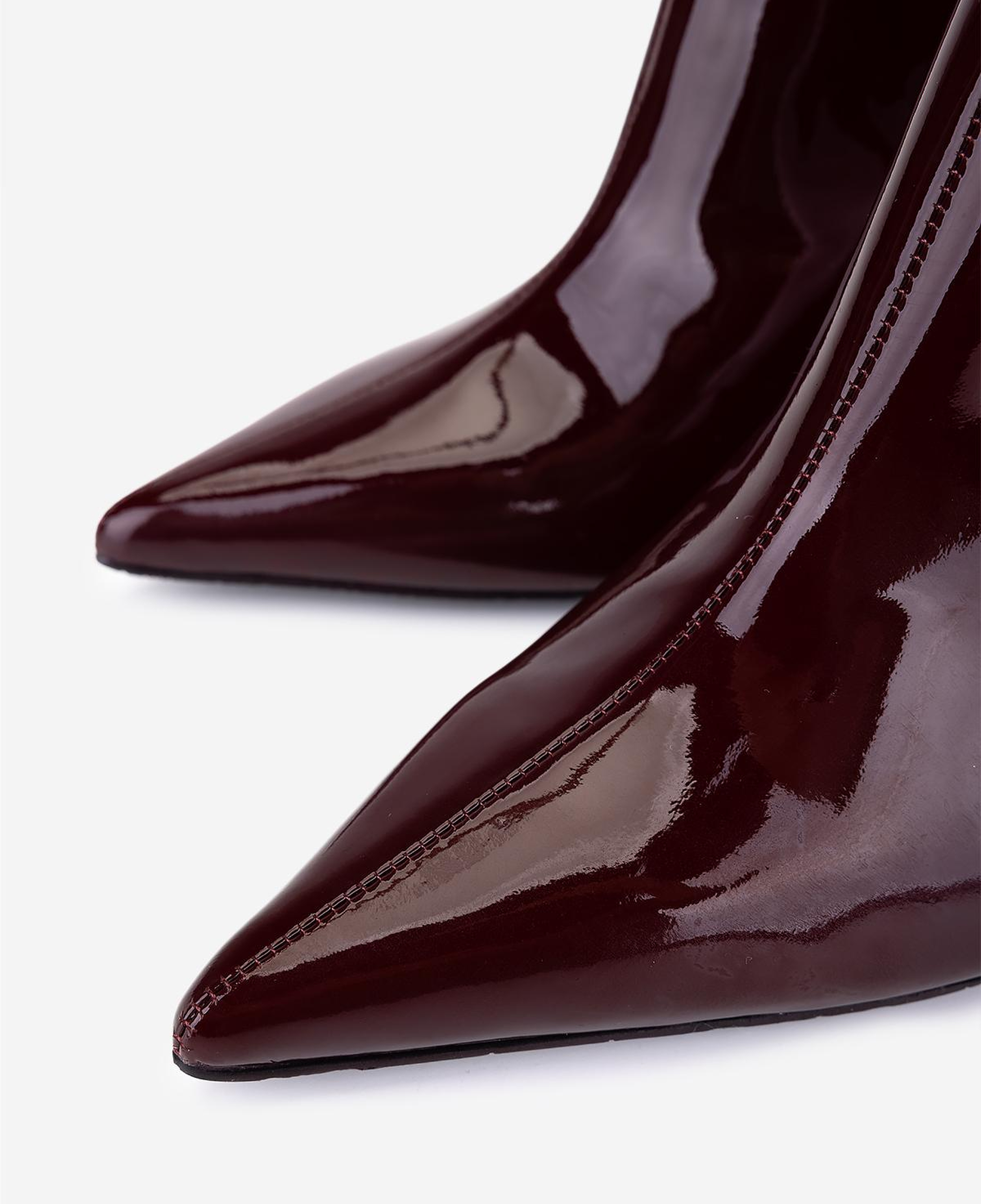 Valmenti Kadın Hakiki Deri Bordo Topuklu Bot