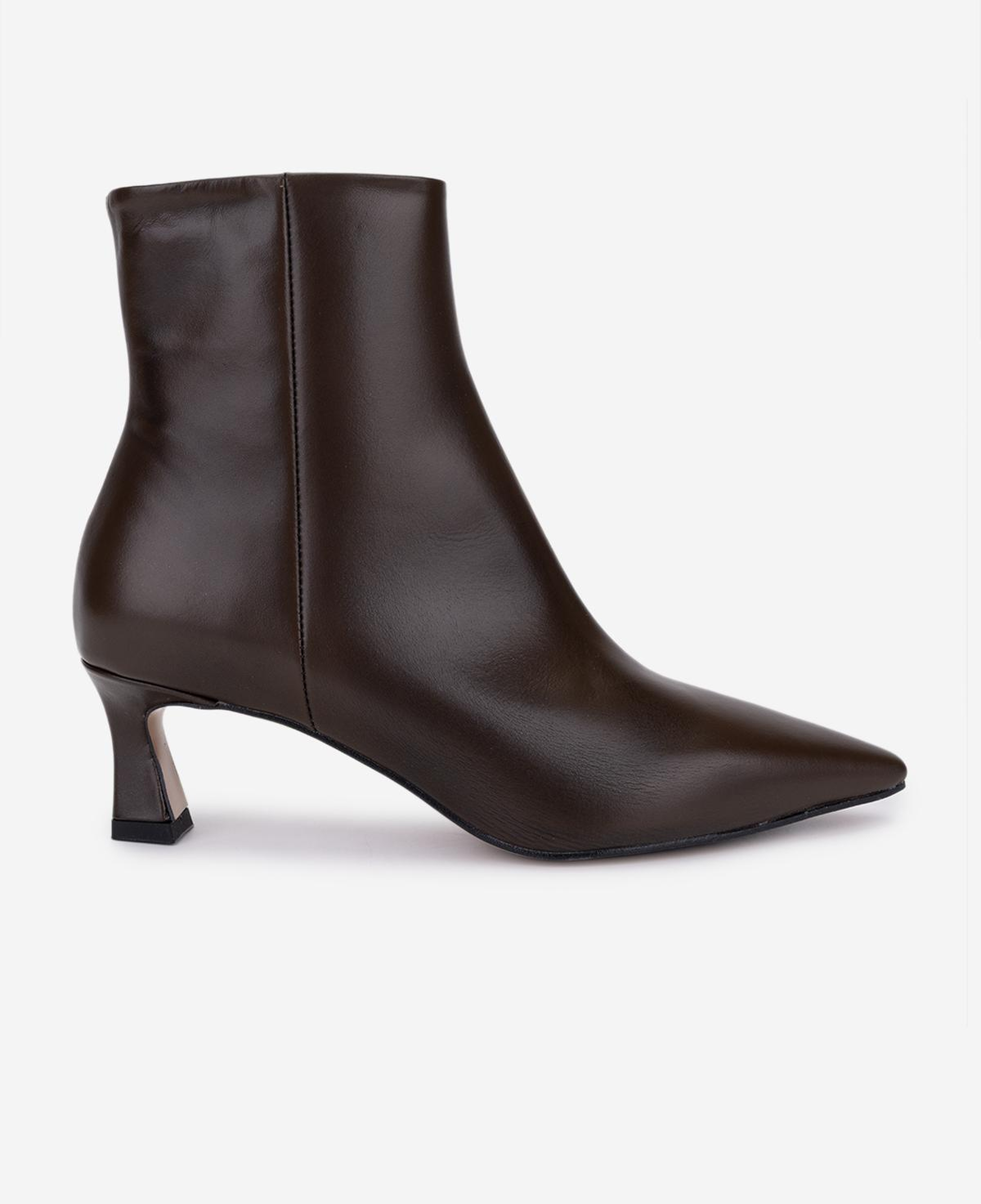 Valmenti Kadın Hakiki Deri Kahverengi Topuklu Bot