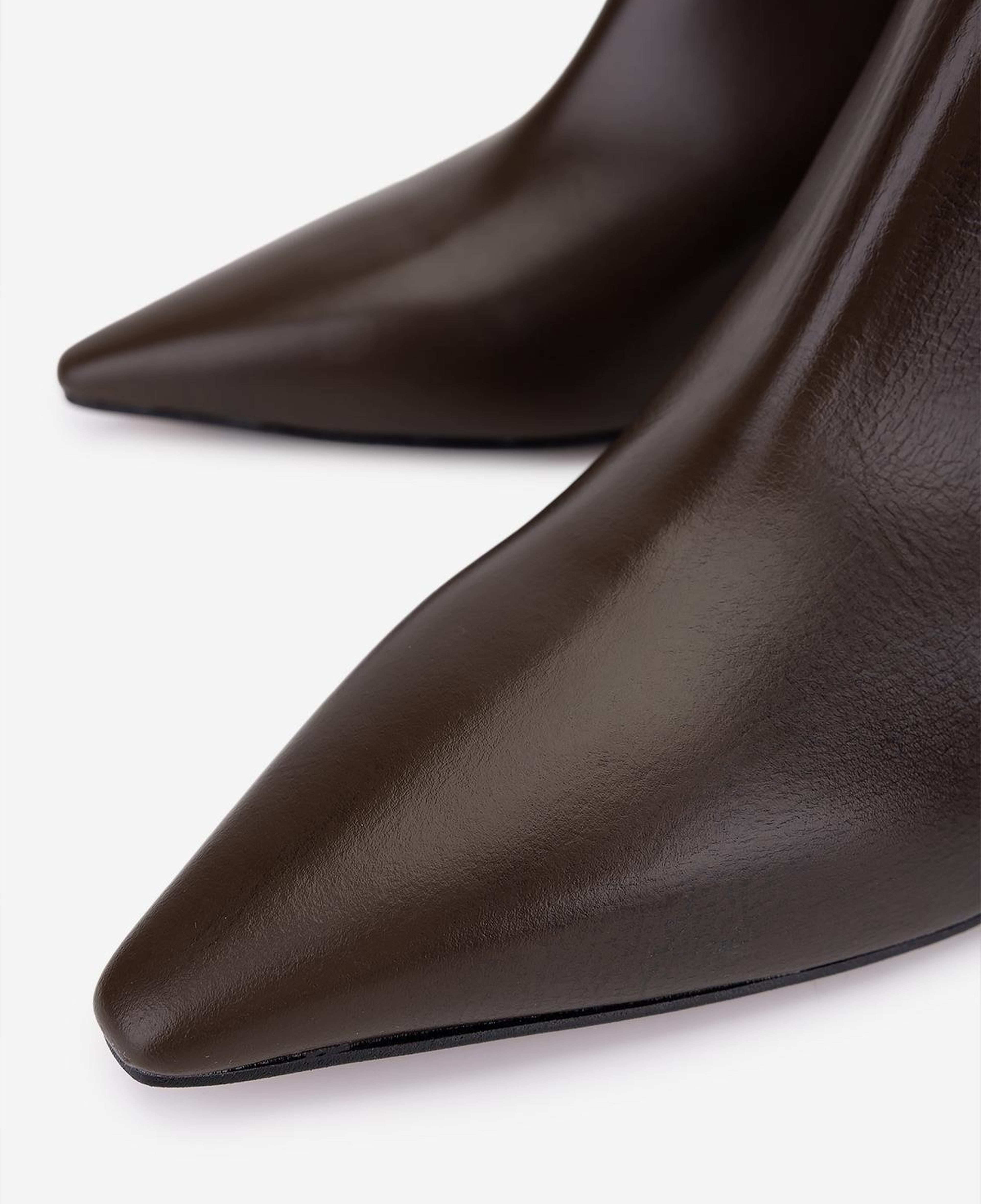 Valmenti Kadın Hakiki Deri Kahverengi Topuklu Bot