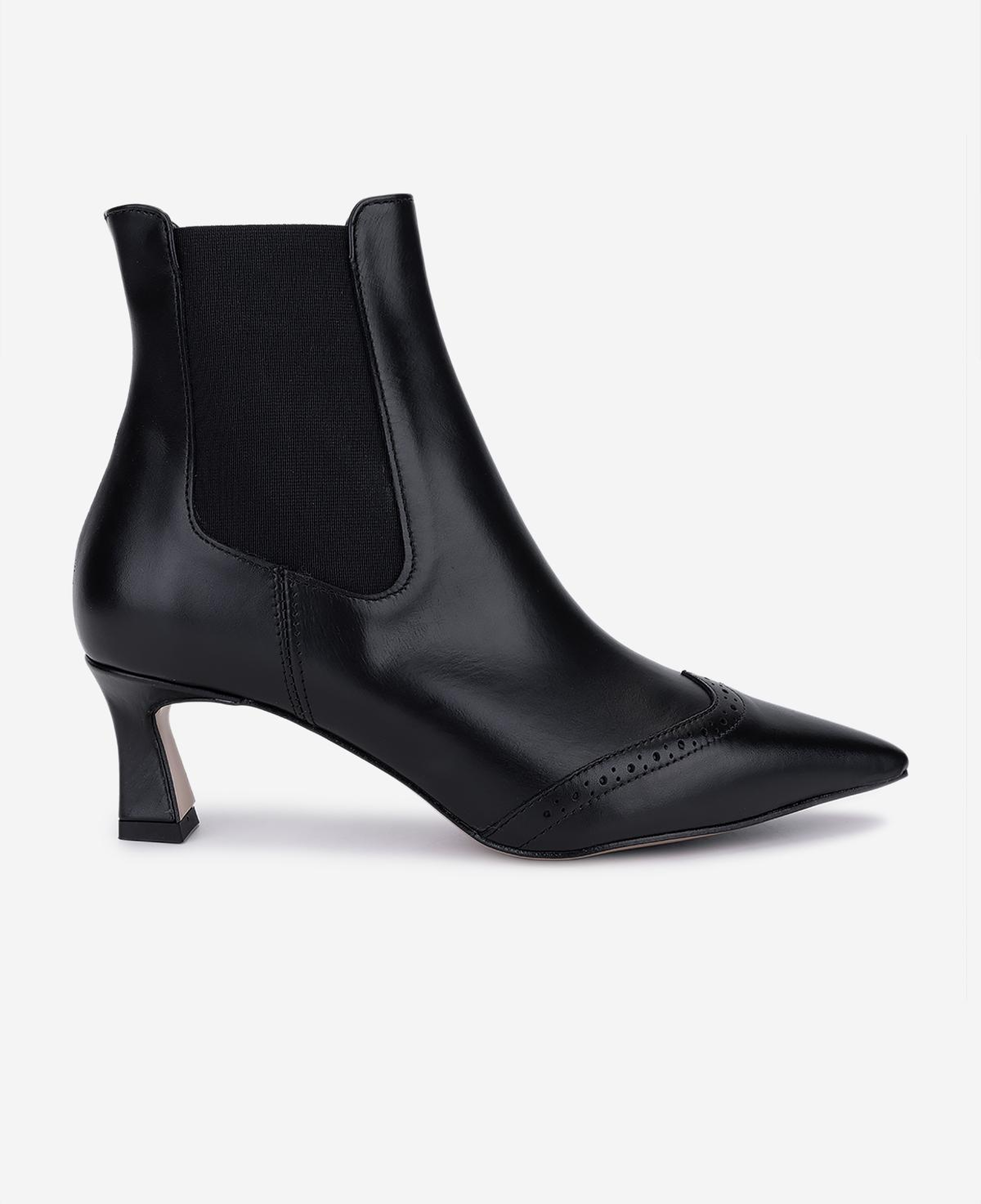 Valmenti Kadın Hakiki Deri Siyah Topuklu Bot