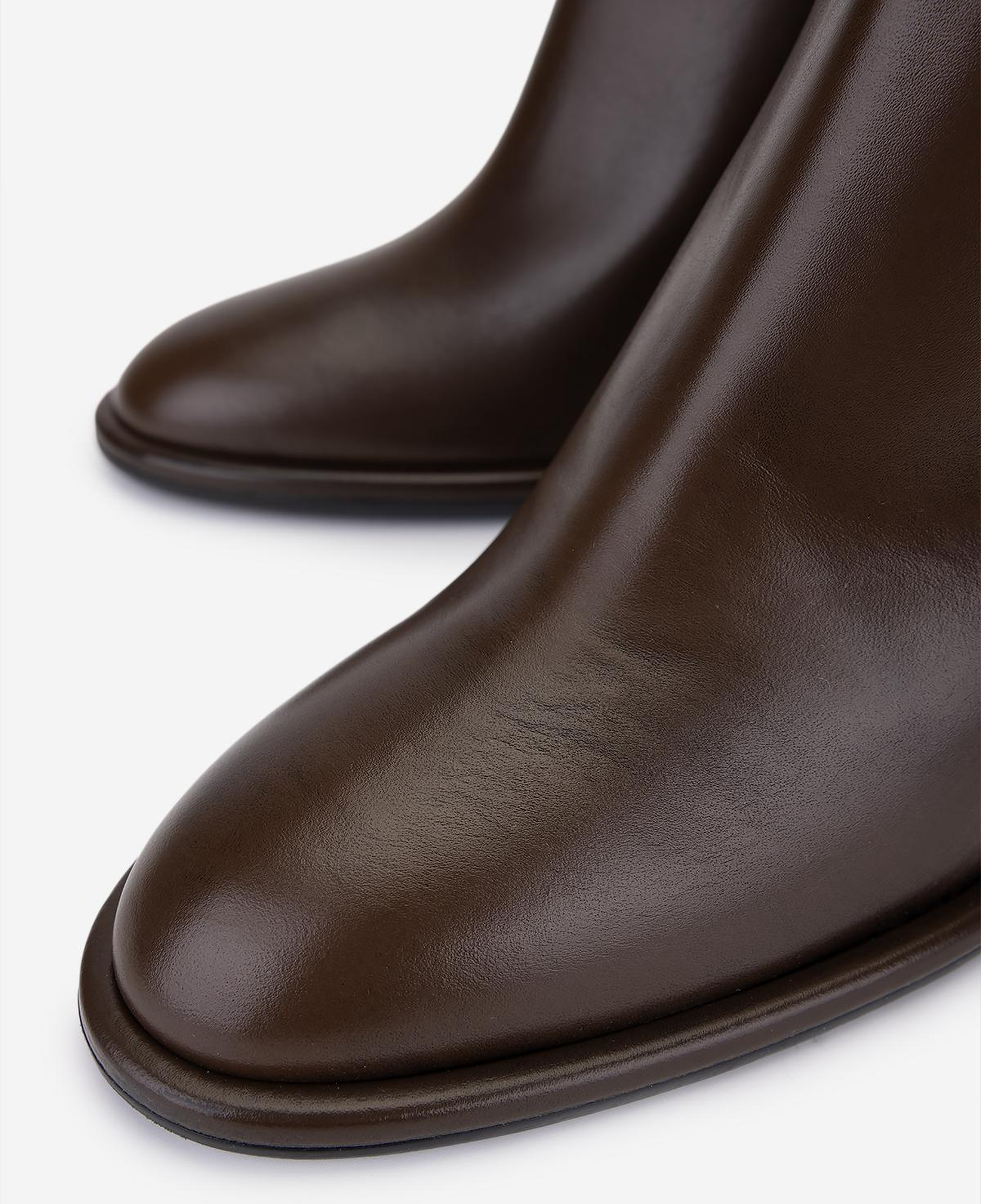 Valmenti Kadın Hakiki Deri Kahverengi Topuklu Bot