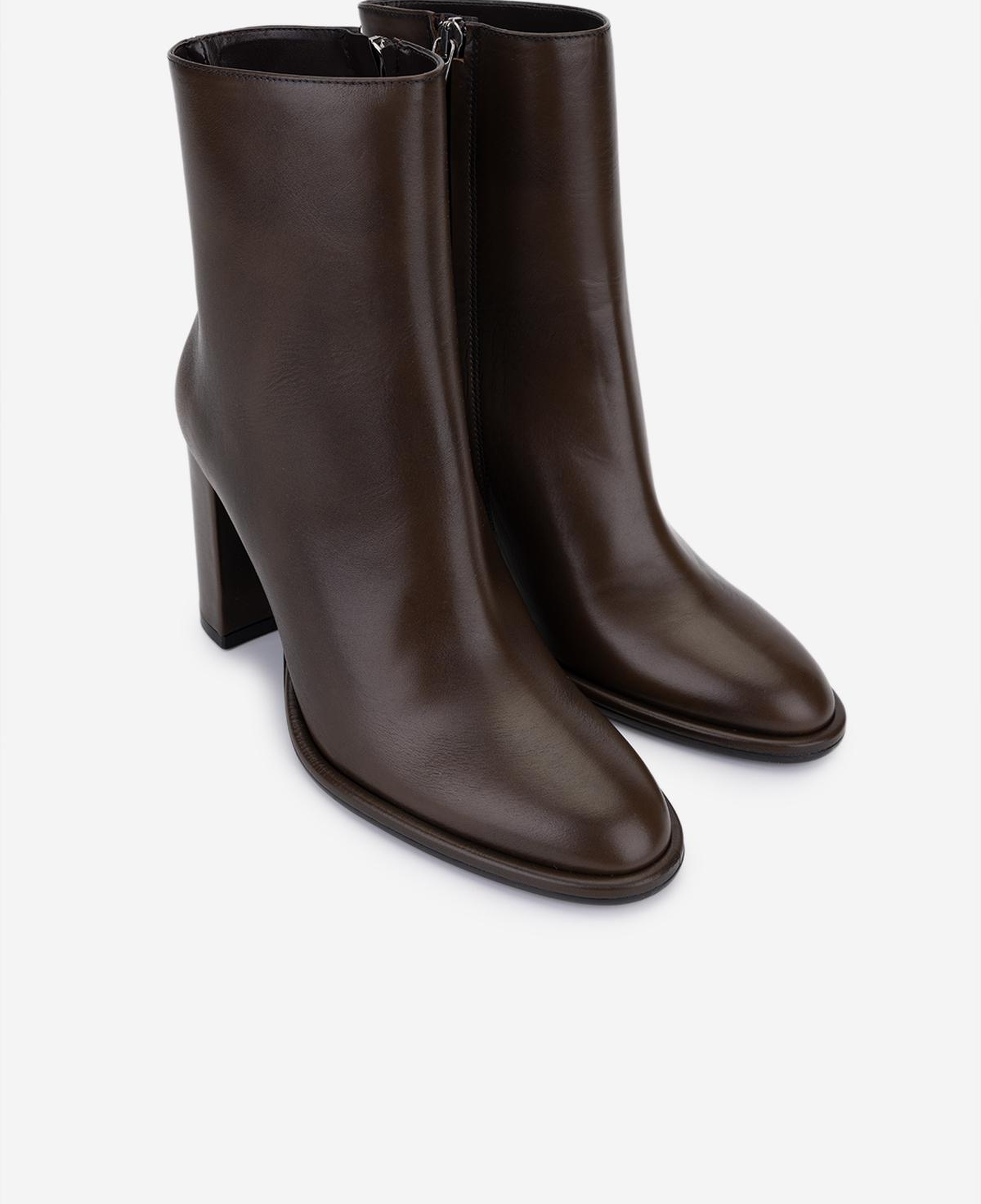 Valmenti Kadın Hakiki Deri Kahverengi Topuklu Bot