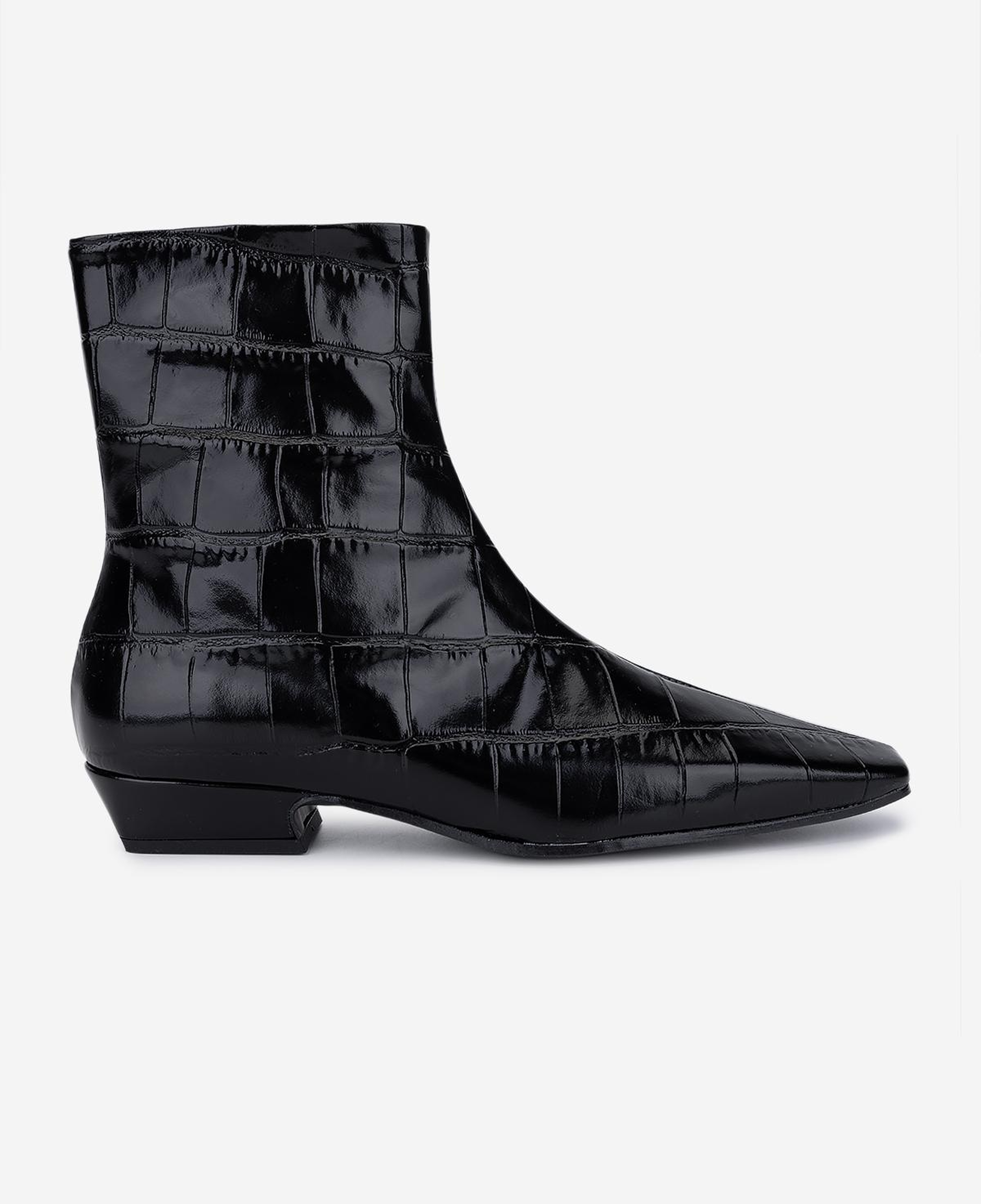 Valmenti Kadın Hakiki Deri Siyah Topuklu Bot