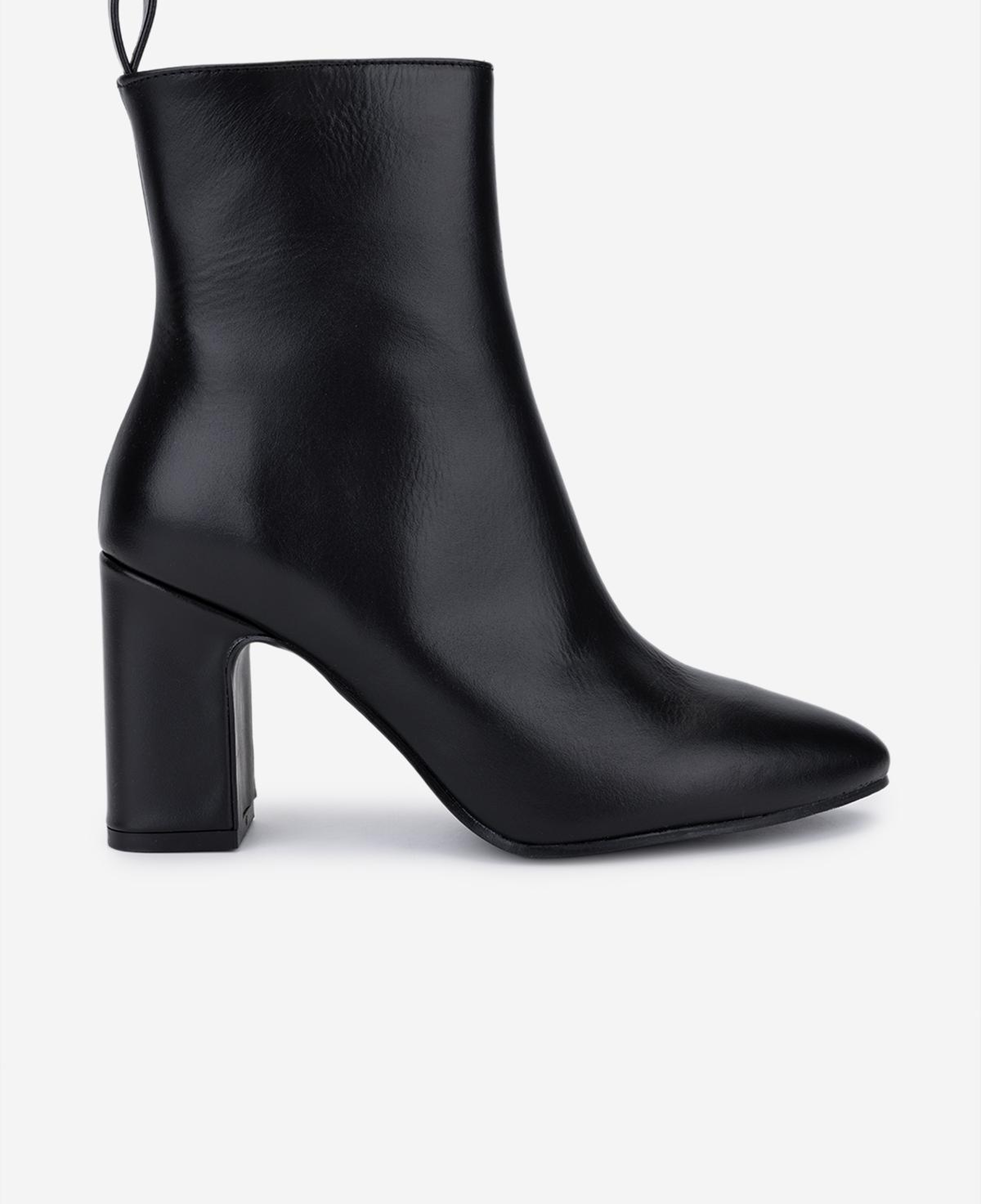 Valmenti Kadın Hakiki Deri Siyah Topuklu Bot