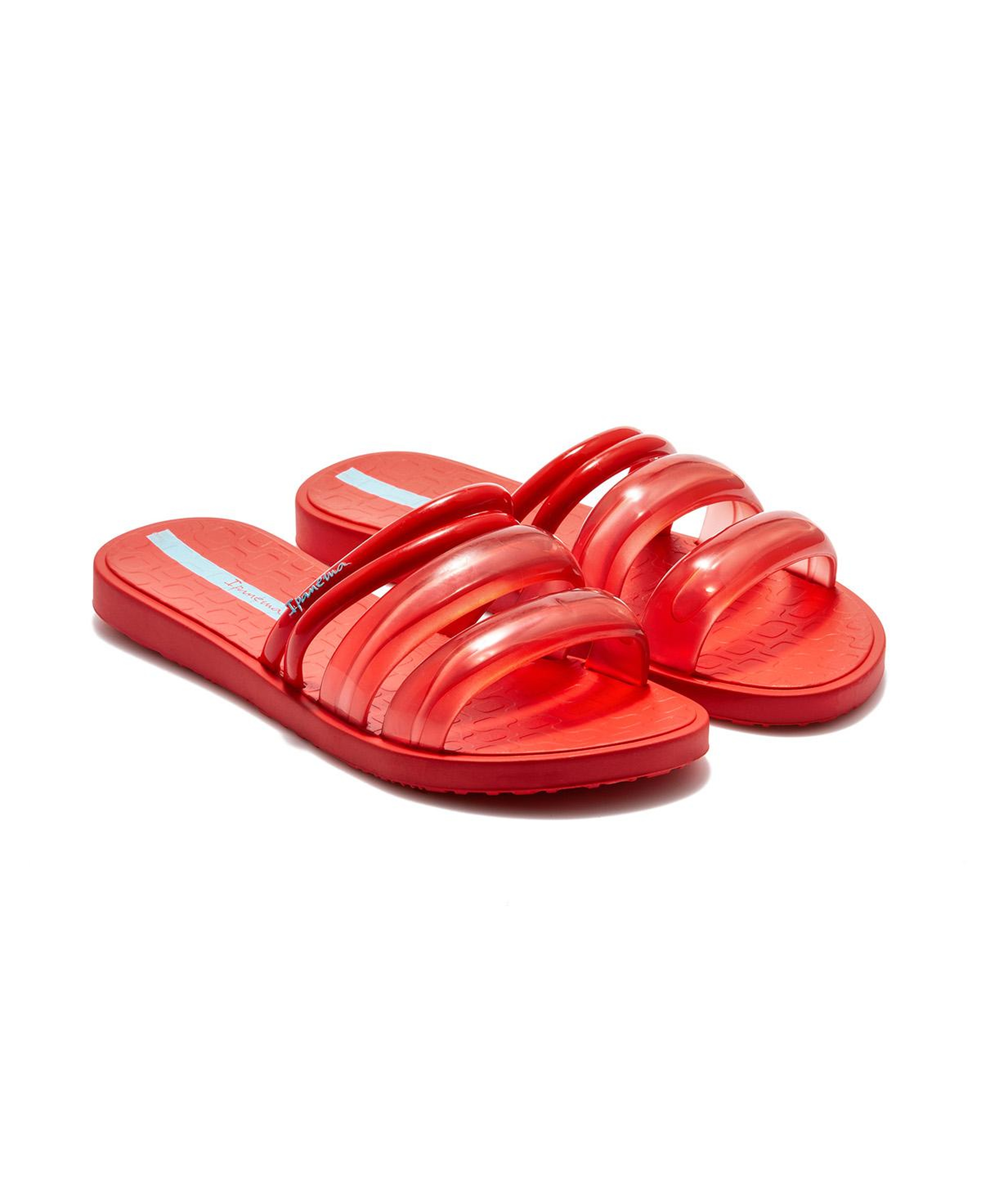 Puffer Tiras Kadın Terlik Kırmızı 35/42