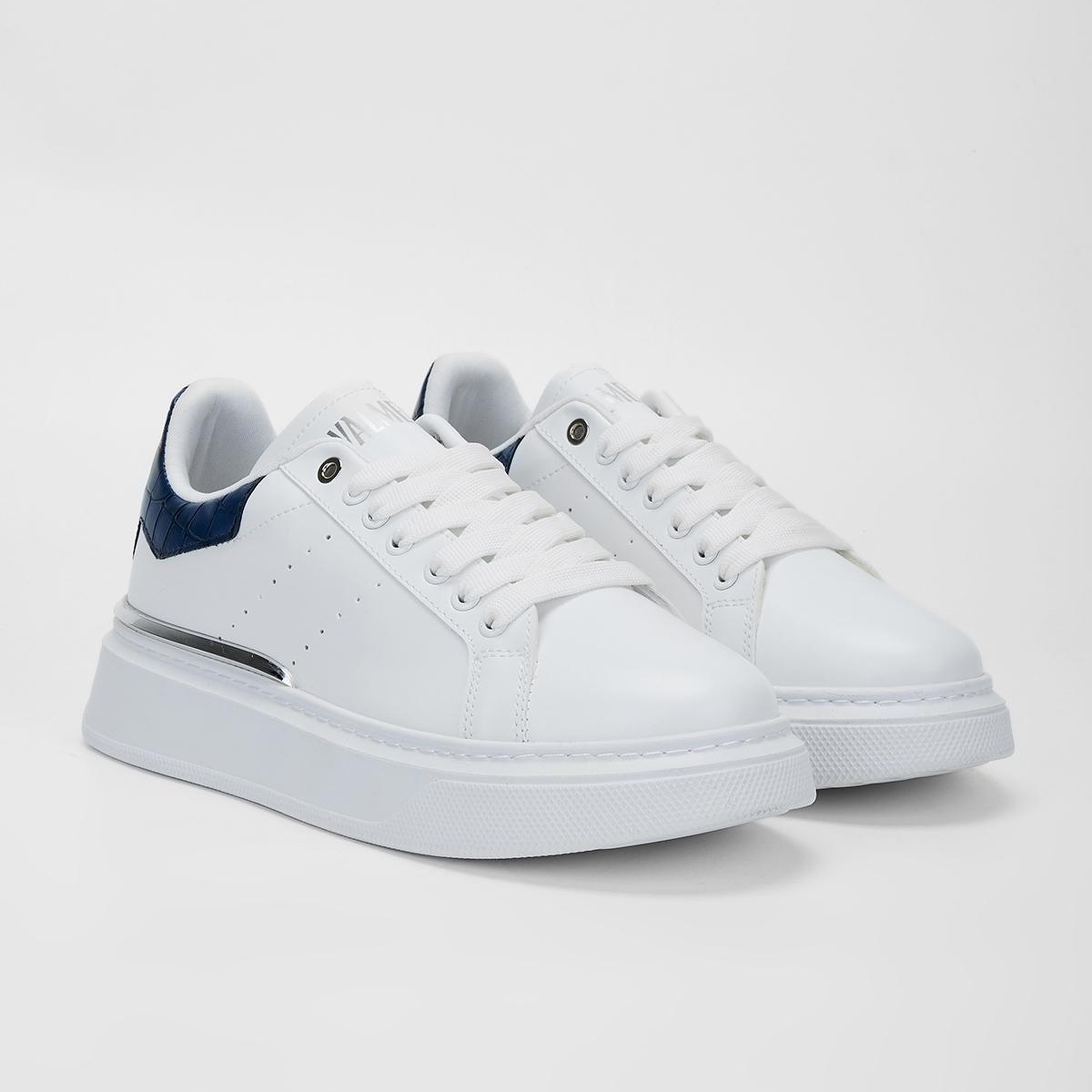 Valmenti Erkek Suni Deri Beyaz Sneakers & Spor Ayakkabı