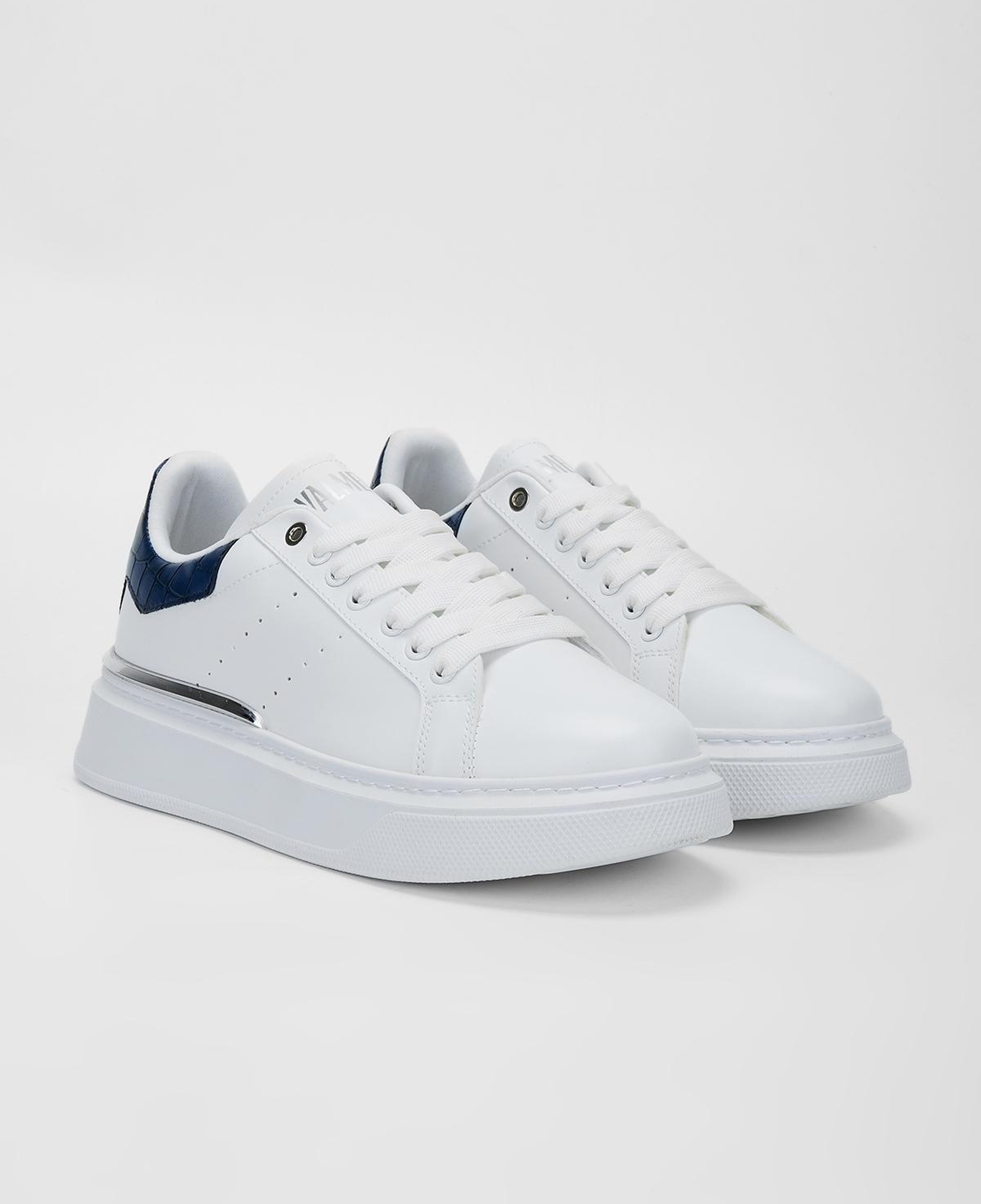 Valmenti Erkek Suni Deri Beyaz Sneakers & Spor Ayakkabı