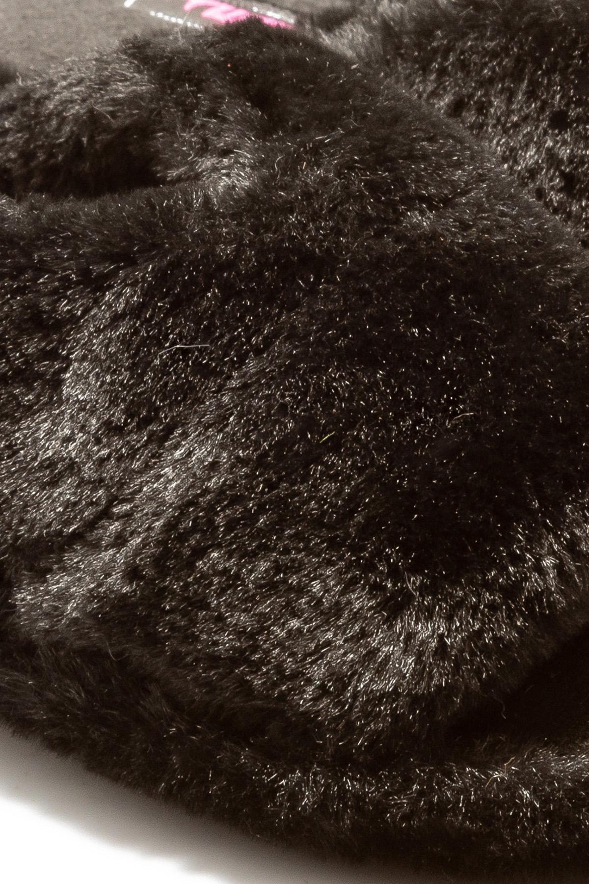 Moli Peluş Kadın Ev Terliği Siyah 36/41