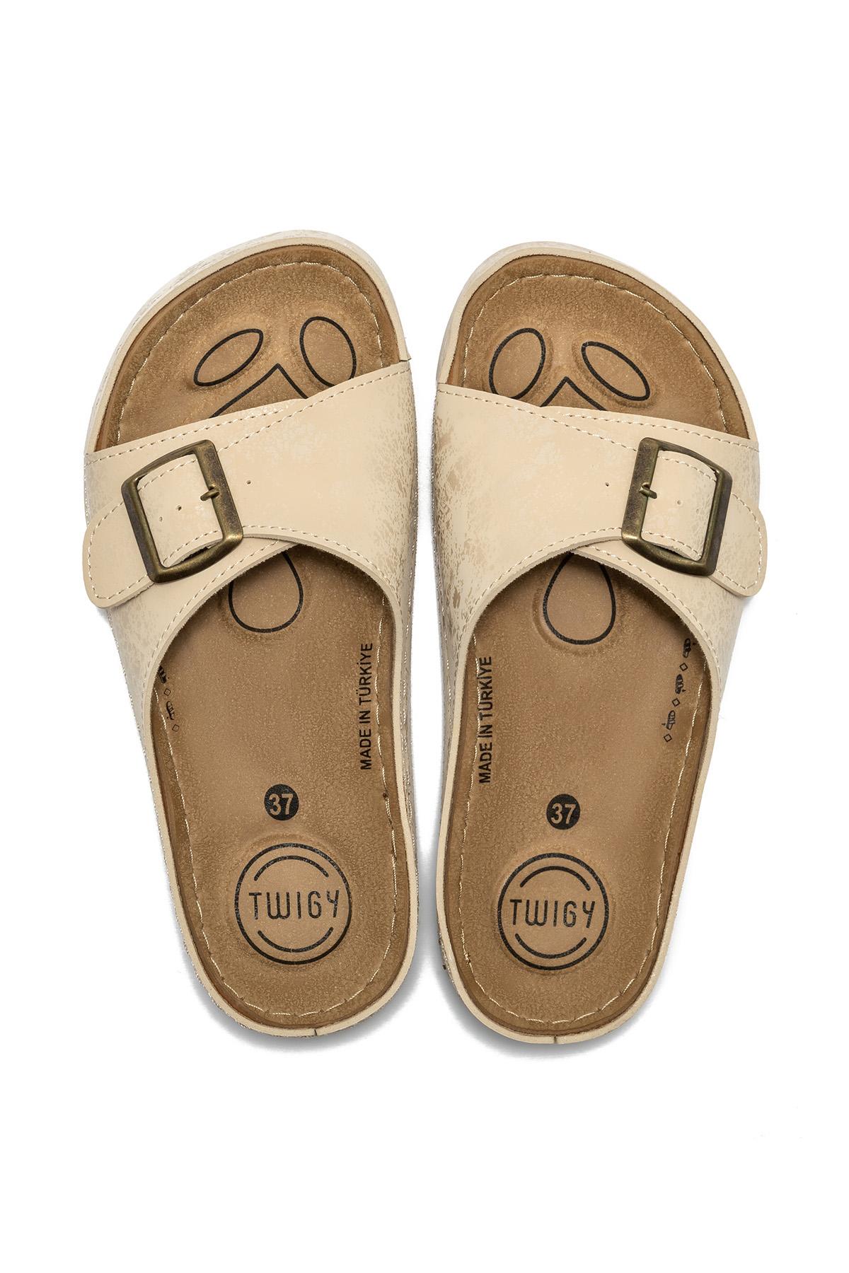 Dildar Kadın Terlik Bej 36/40