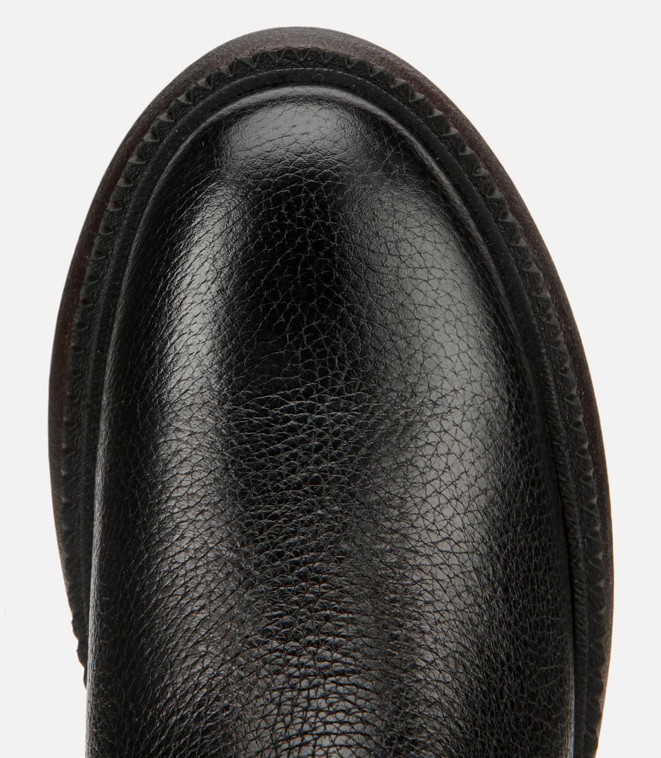 Erkek Deri Siyah Lastik Detaylı Chelsea Bot