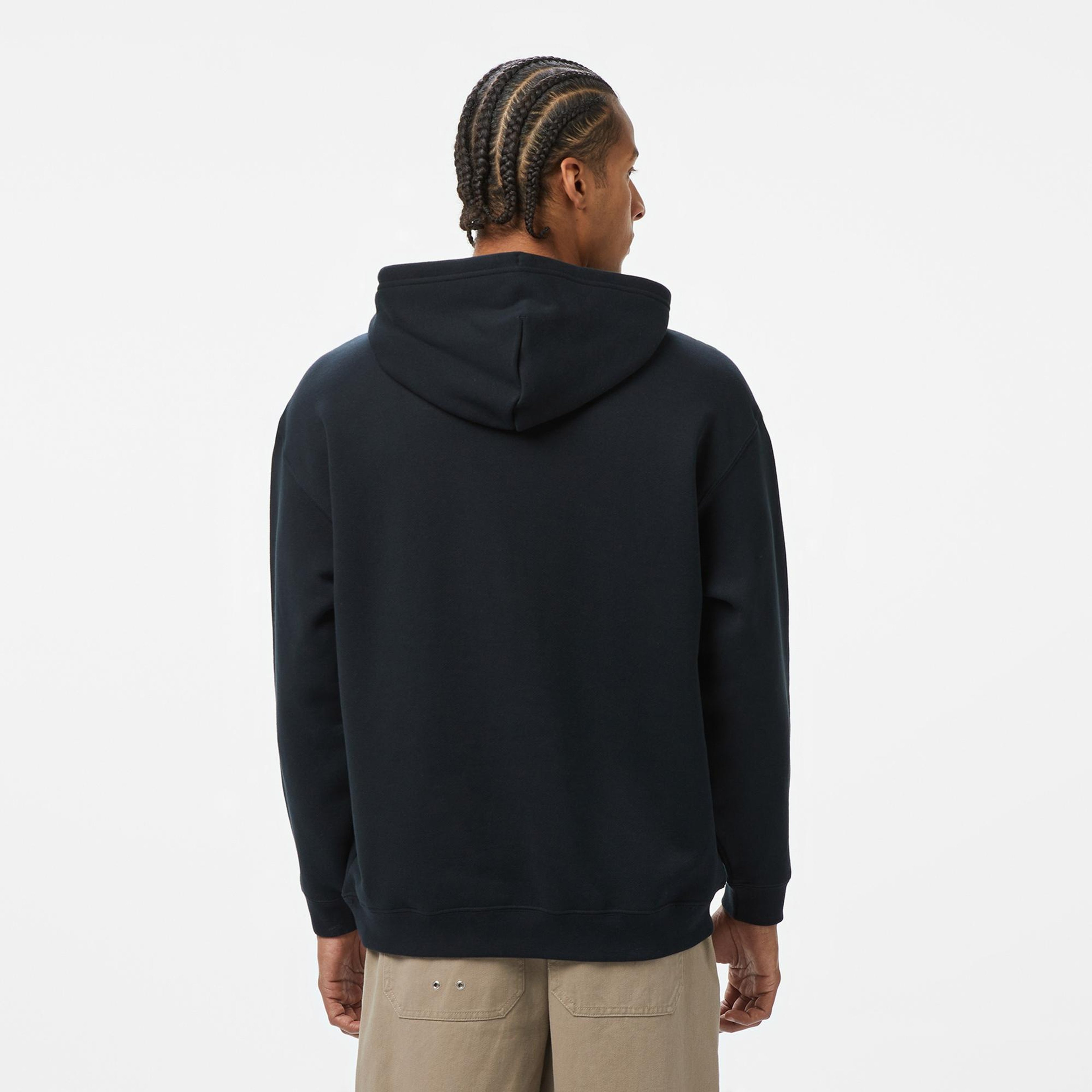 Converse Erkek Loose Fit Siyah Hoodie