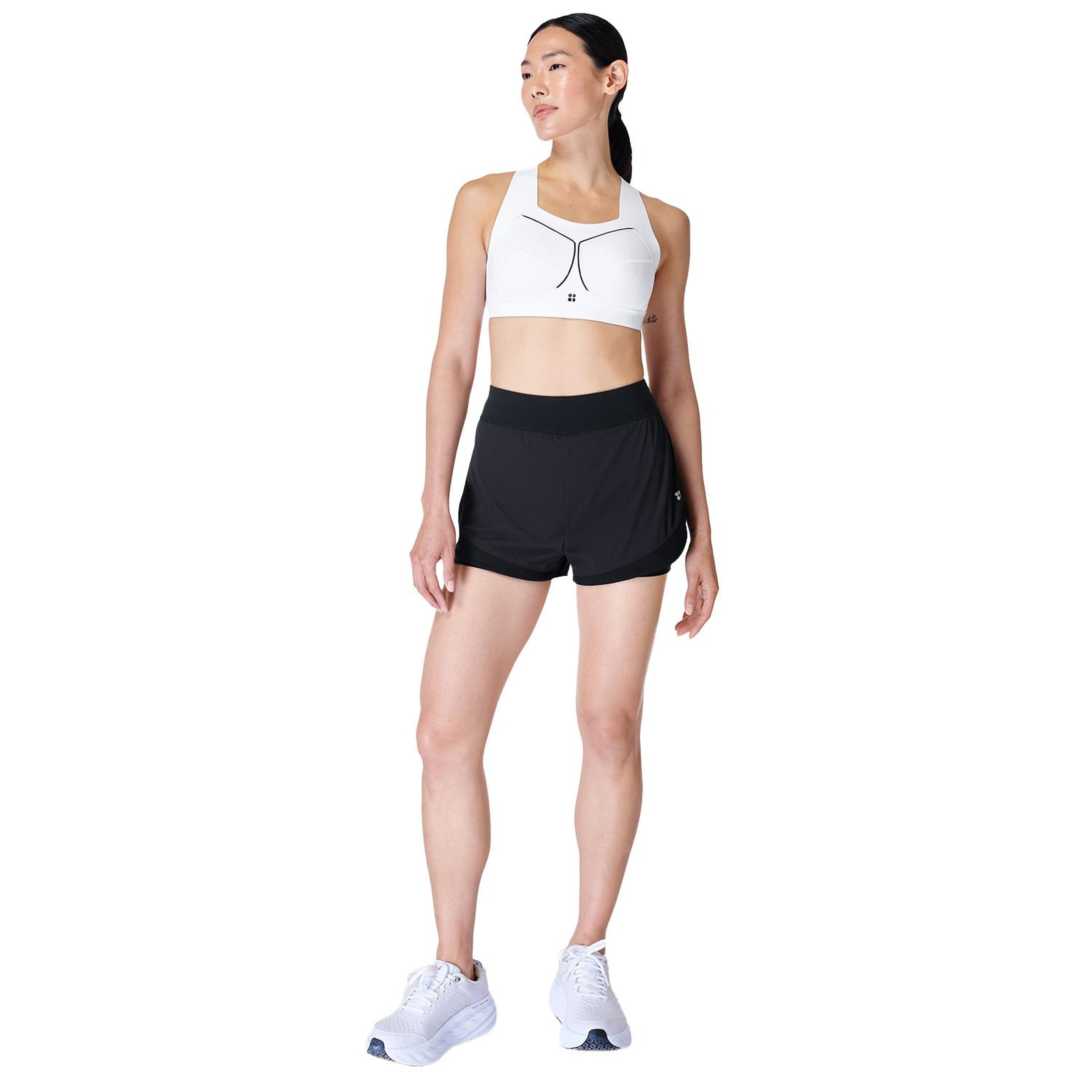 Sweaty Betty Training Day Shorts Kadın Siyah Koşu Şortu