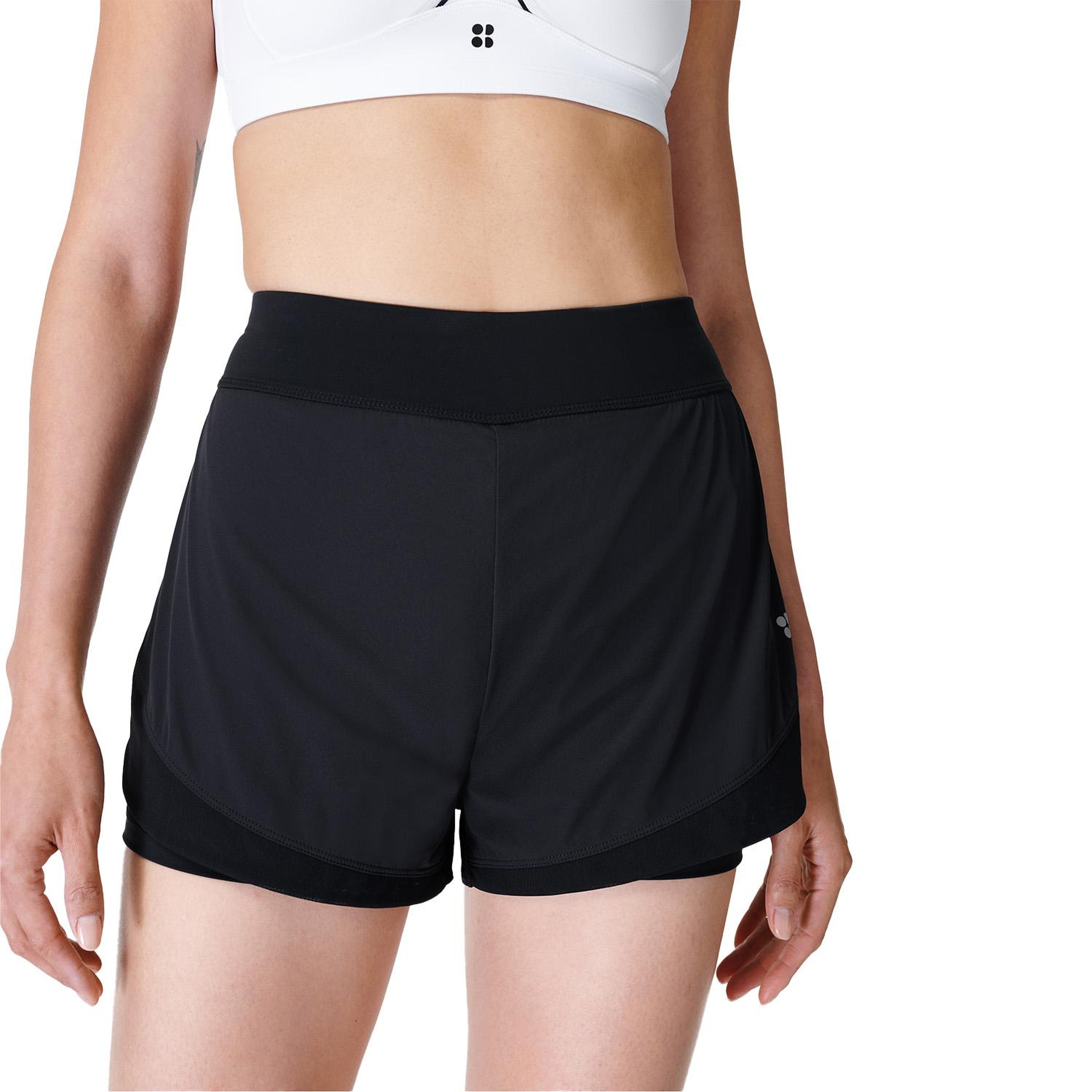 Sweaty Betty Training Day Shorts Kadın Siyah Koşu Şortu