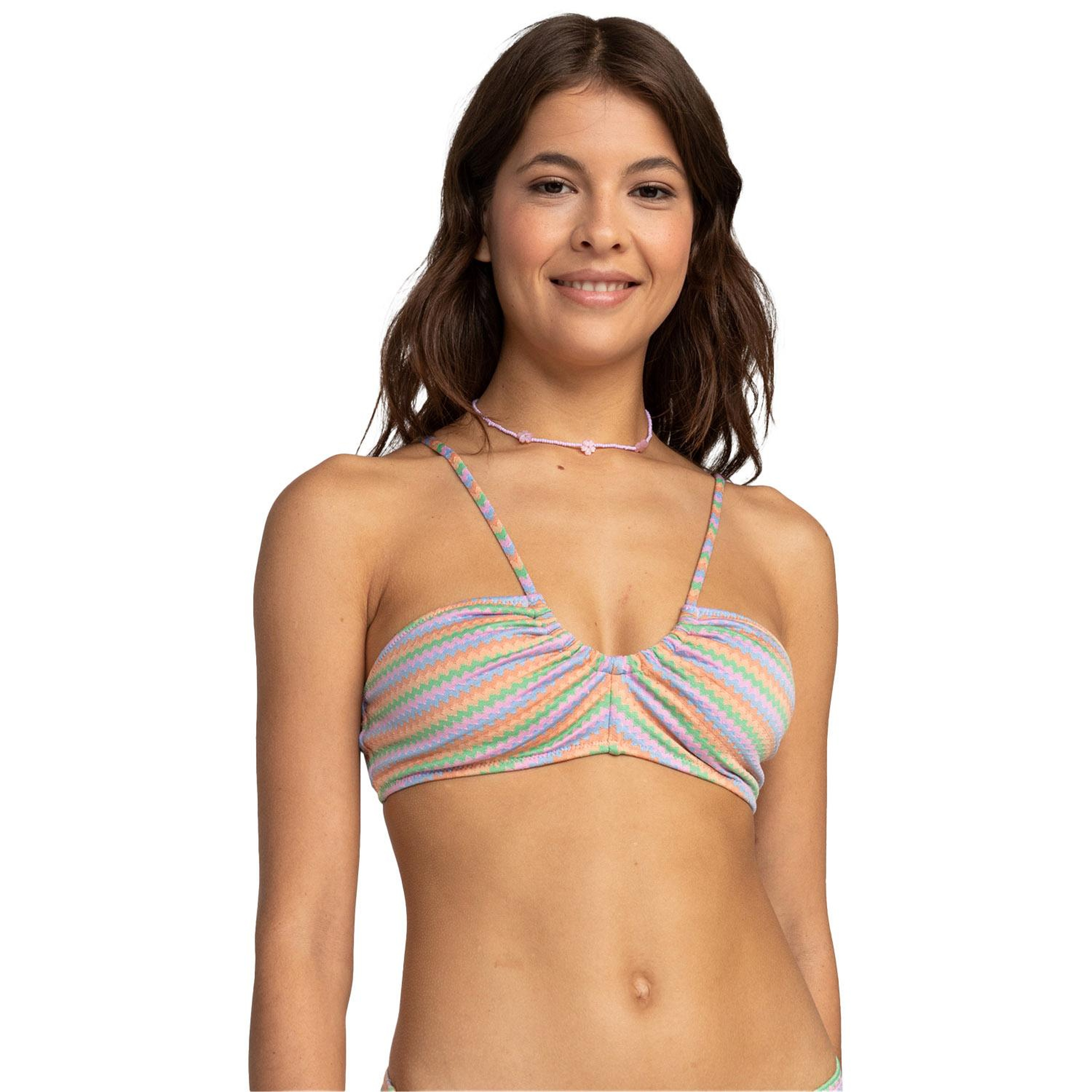 Roxy Wavy Stripe Fashion Bralette Kadın Bikini Üst