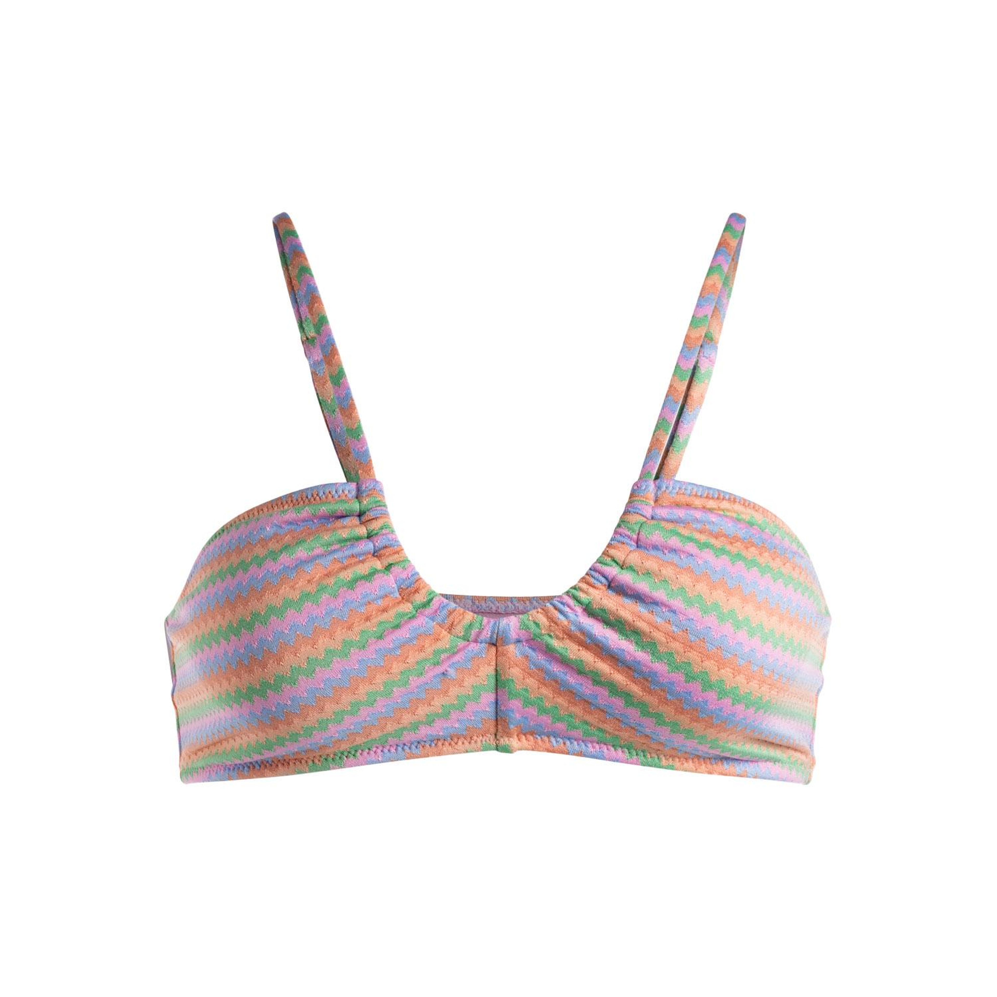 Roxy Wavy Stripe Fashion Bralette Kadın Bikini Üst
