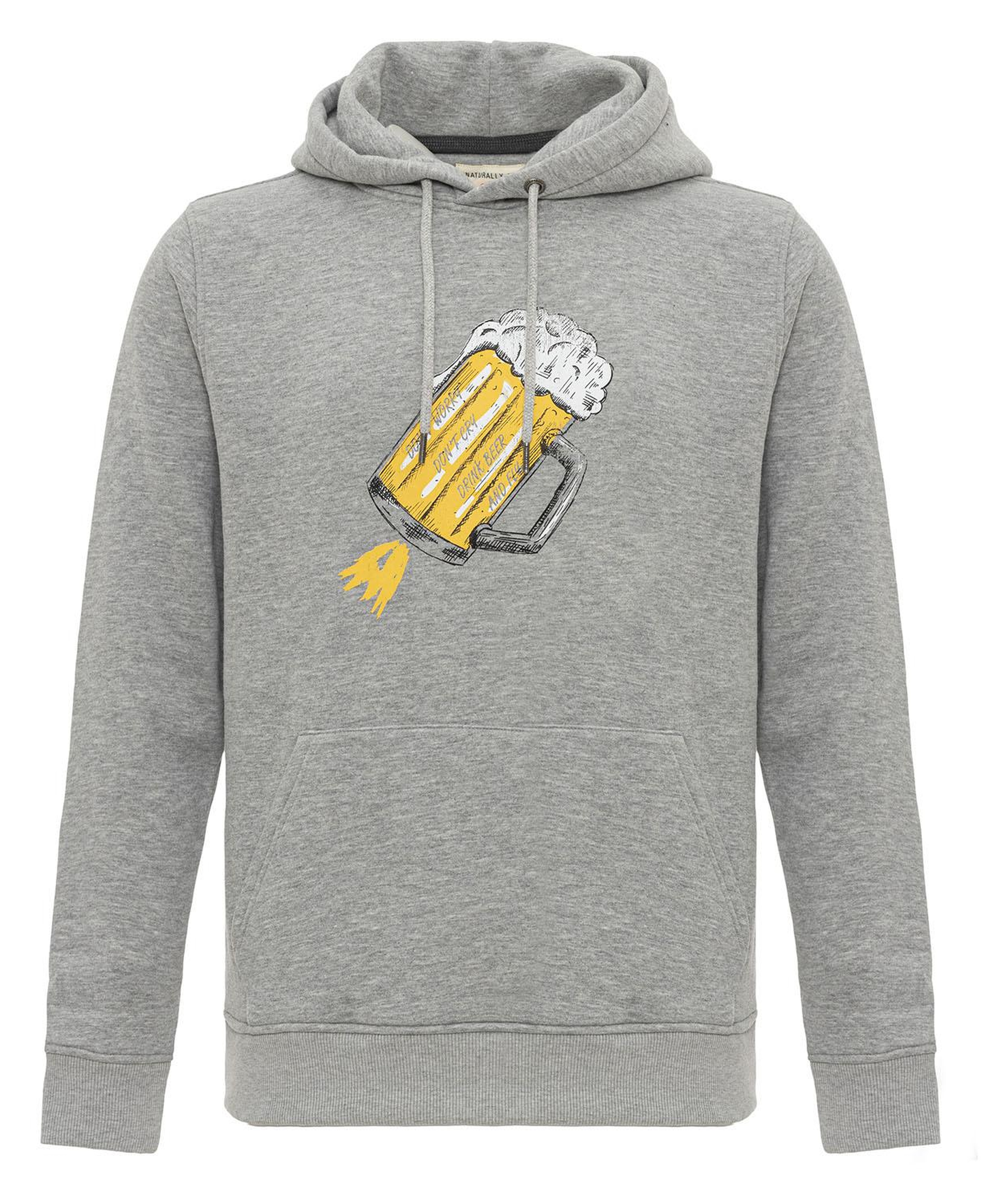 Routefield Helper Erkek Gri Sweatshirt