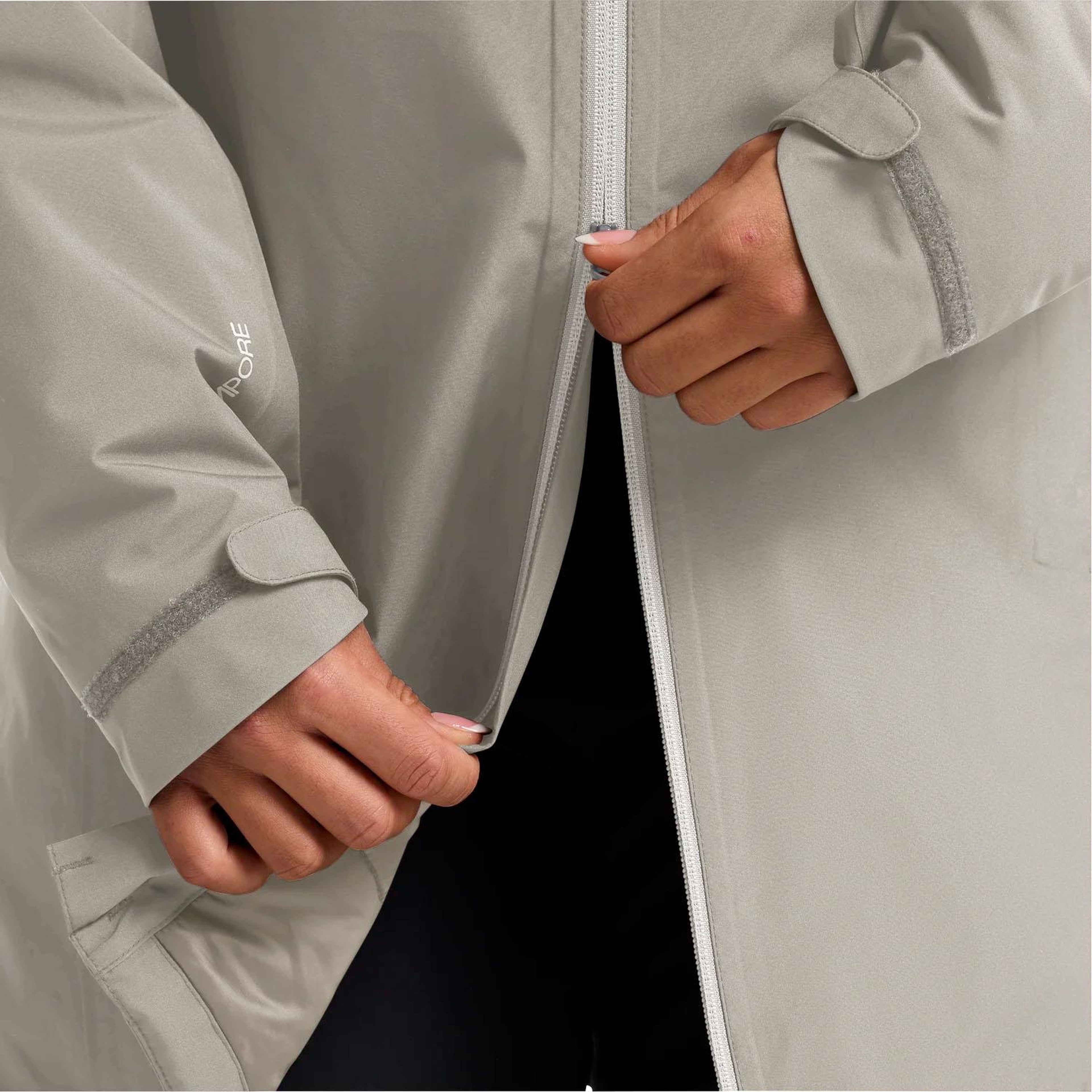 Jack Wolfskin Heidelstein Ins Kadın Bej Outdoor Ceketi