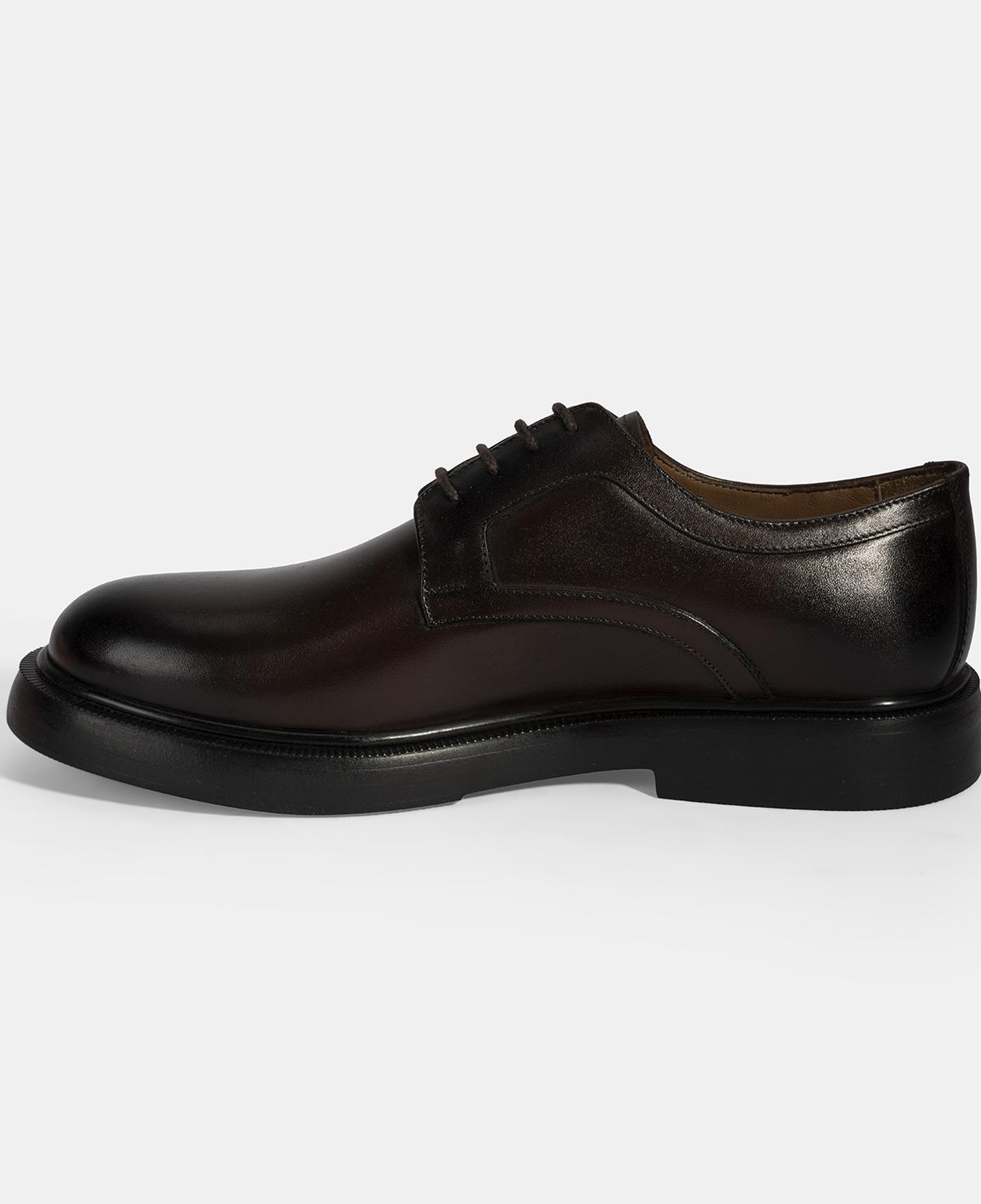 Erkek Kahve Bağcıklı Klasik Deri Ayakkabı