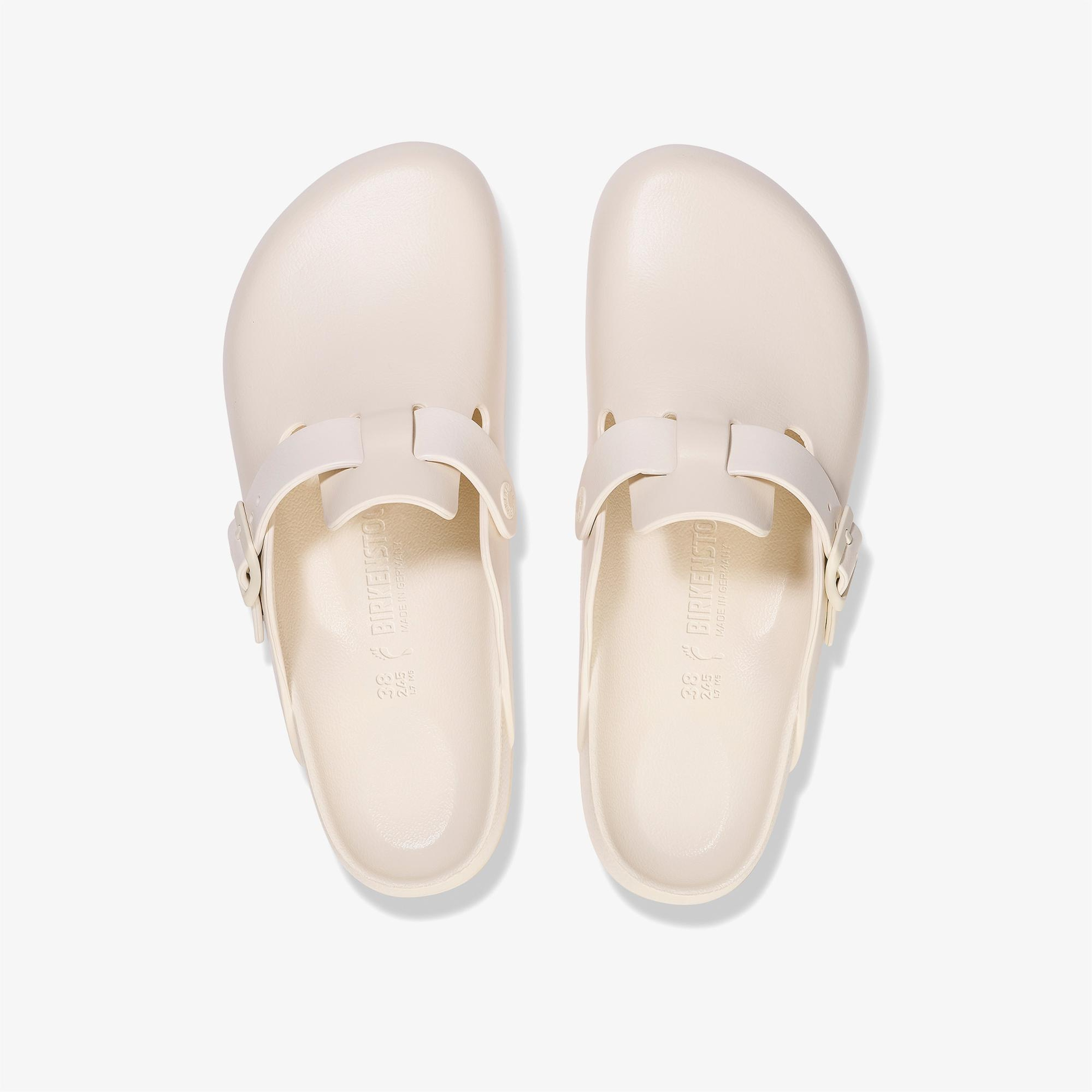 Birkenstock Boston Eva Erkek Krem Terlik