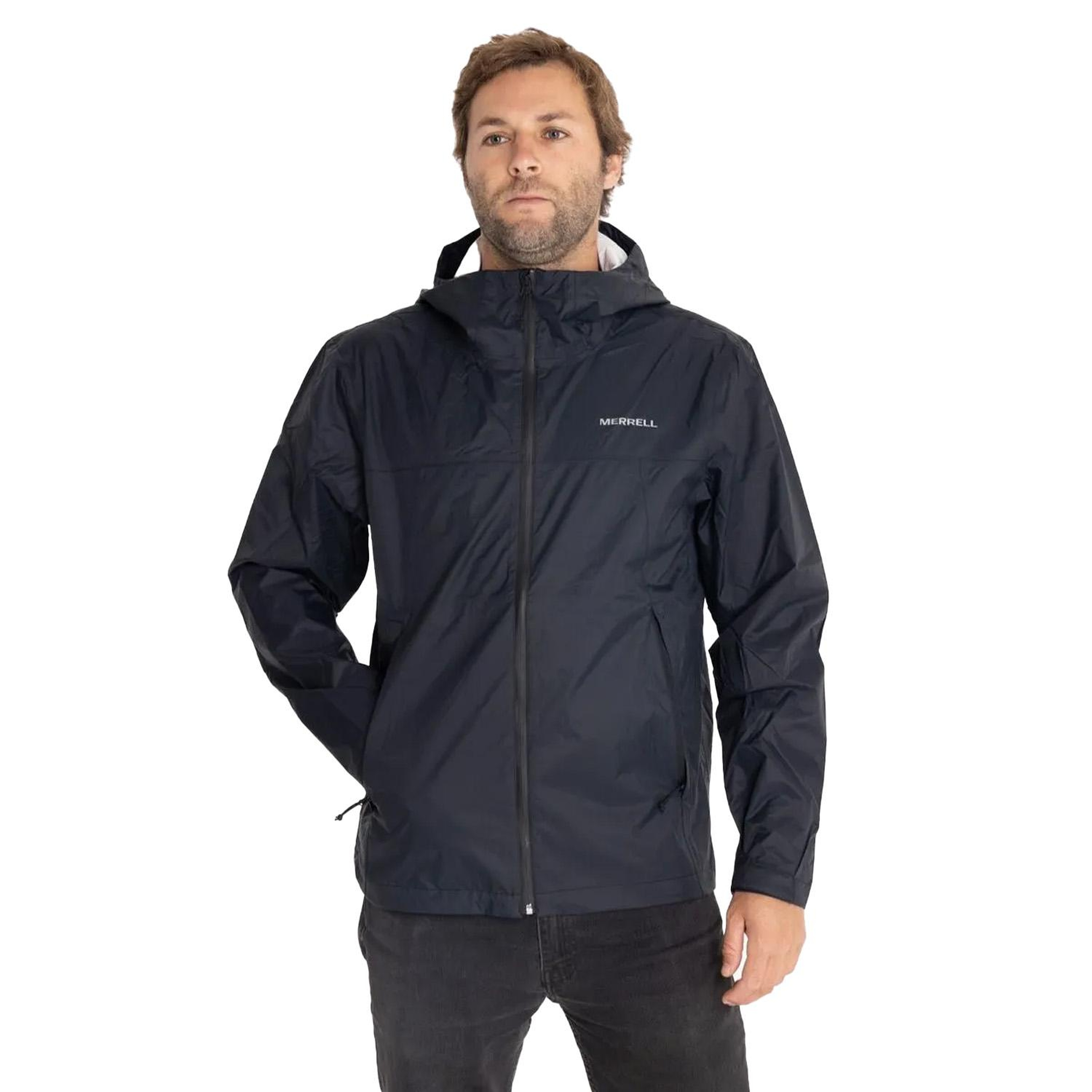 Merrell Fallon Rain Shell Erkek Siyah Yağmurluk