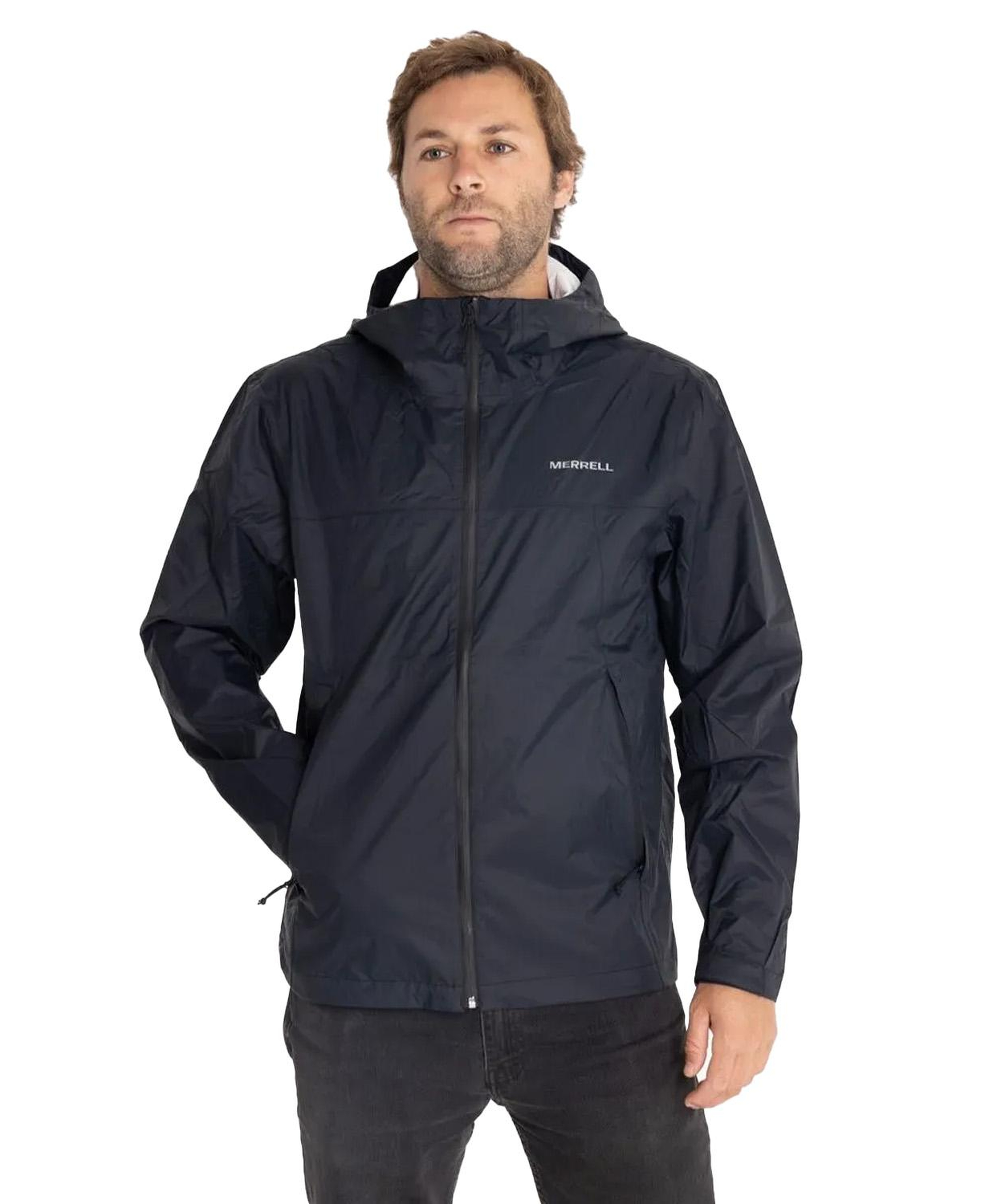 Merrell Fallon Rain Shell Erkek Siyah Yağmurluk
